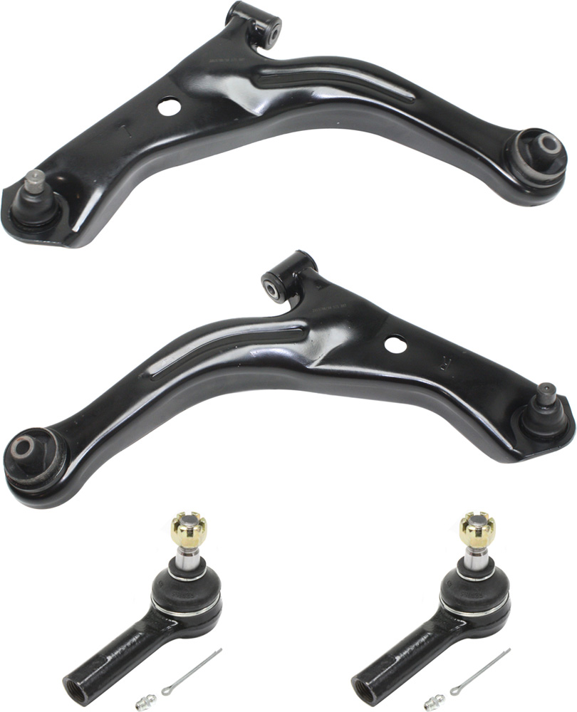 AM ESCAPE 04-09 MARINER TRIBUTE 05-09 FRONT CONTROL ARM KIT RH AND LH Lower 4 pc kit with Tie Rod Ends SKU KIT 110718-21 OEM 5L8Z3079AA 6L8Z3079AA EF913435