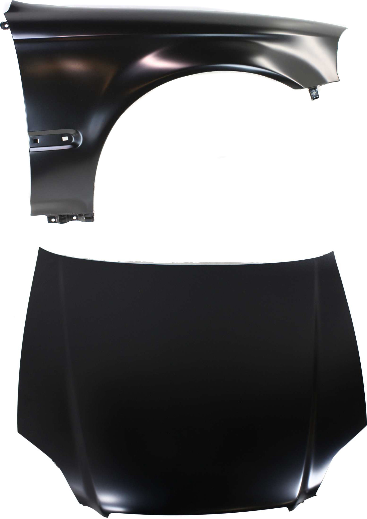 AM CIVIC 96-98 HOOD 2 pc Kit with Fender SKU KIT 110916-08 Partslink HO1230120 HO1241143 OEM 60100S04010ZZ 60211S04A00ZZ