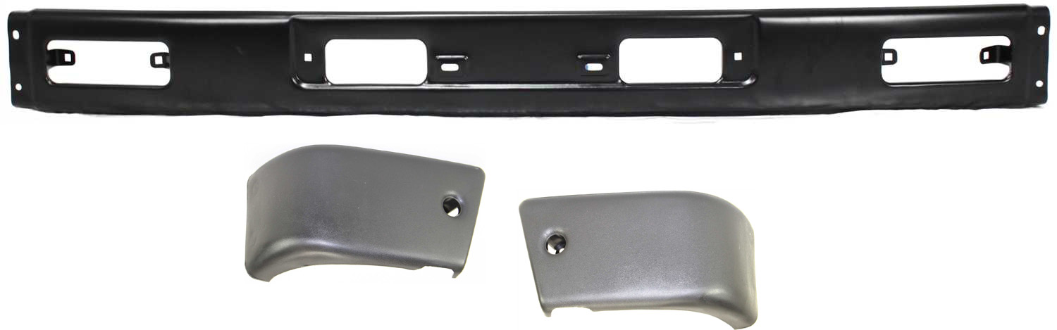 AM 4RUNNER PICKUP 84-87 FRONT BUMPER 3 pc kit with Bumper Ends SKU KIT 110916-44 Partslink TO1002117 TO1004157 TO1005116 OEM 5211189140-5210389106-52102891