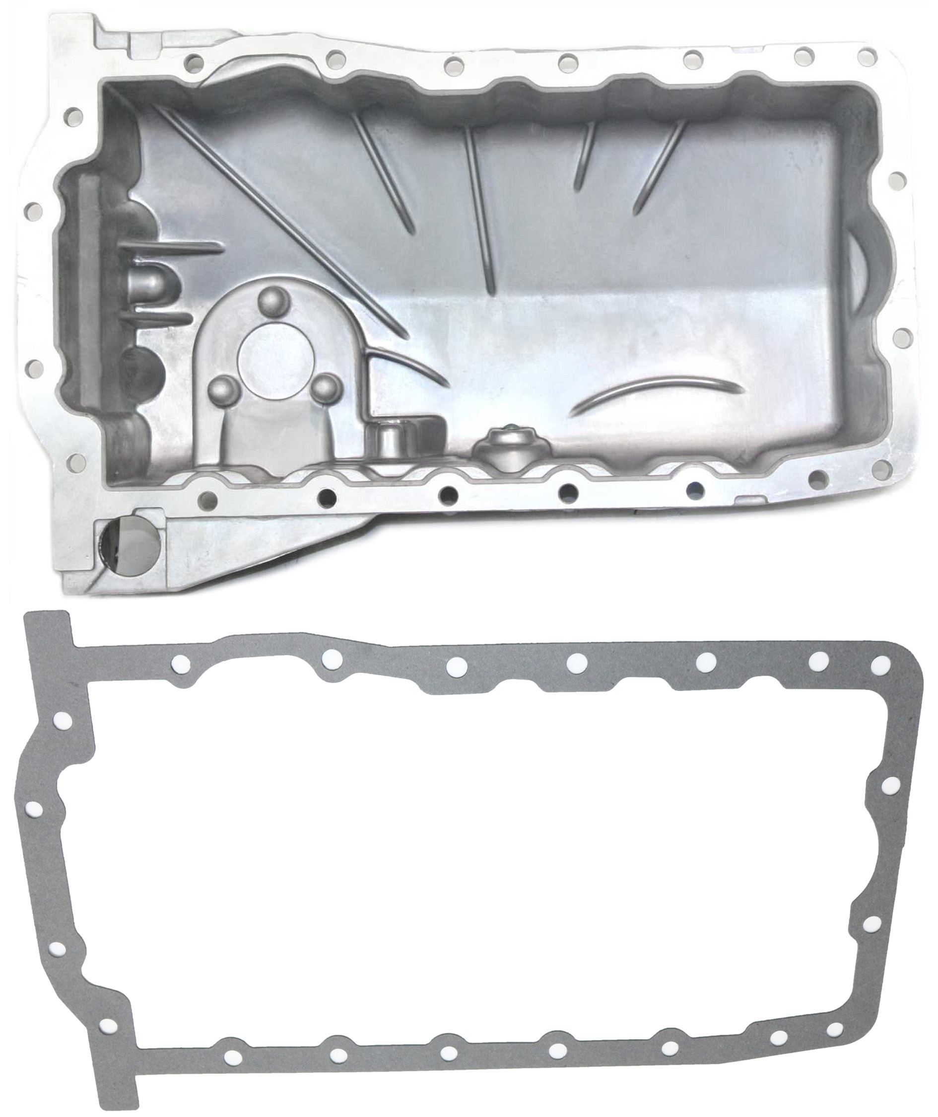 AM BEETLE 99-03 GOLF 00-06 OIL PAN 2 pc kit with Oil Pan Gasket SKU KIT 110917-17 OEM 038103601AQ 16783-101033001-03