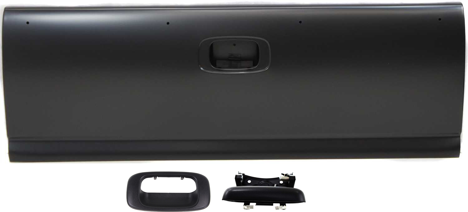 AM SILVERADO SIERRA 99-07 TAILGATE 3 pc Kit with Tailgate Handle SKU KIT 111016-06 Partslink GM1900115 GM1916102 GM1915105 OEM 15231877-15228539-15997911