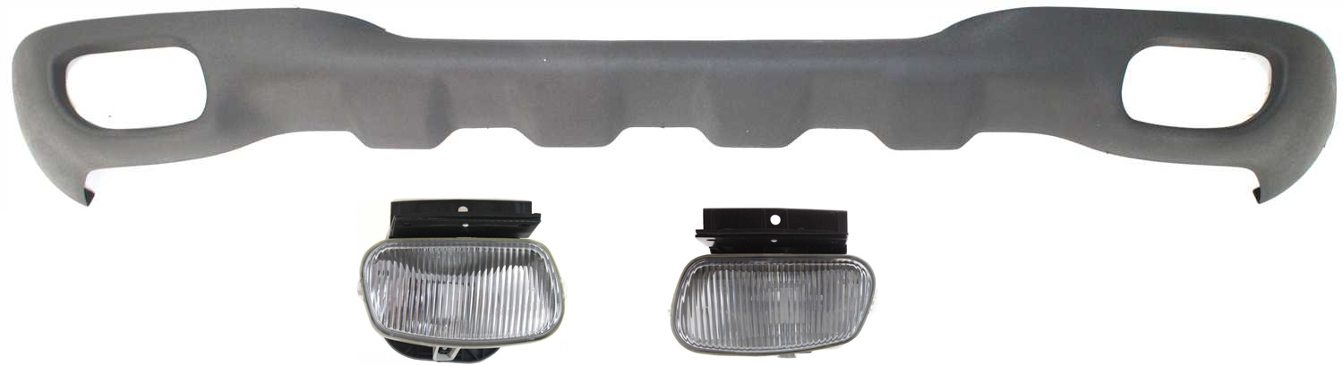 AM RANGER 98-00 AUTO BODY REPAIR 3 pc kit Front Includes Fog Lights and Valance SKU KIT 111016-09 Partslink FO1095172 FO2592198 FO2593198 OEM F87Z17626CAA YL5Z15200AB YL5Z1