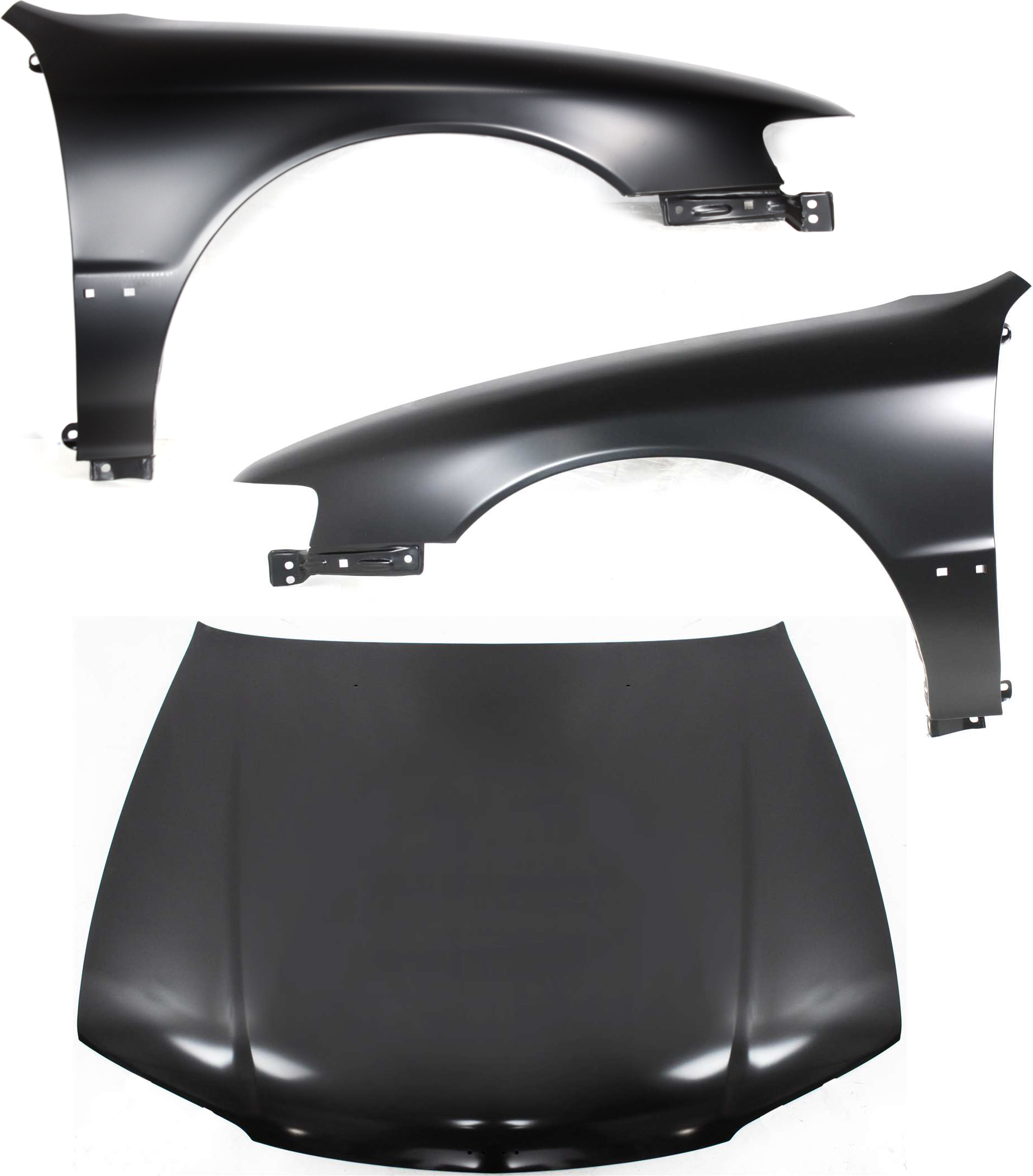AM ACCORD 94-95 HOOD 3 pc Kit with Fenders SKU KIT 111016-51 Partslink HO1230116 HO1240122 HO1241122 OEM 60100SV4010ZZ 60261SV4508ZZ 60