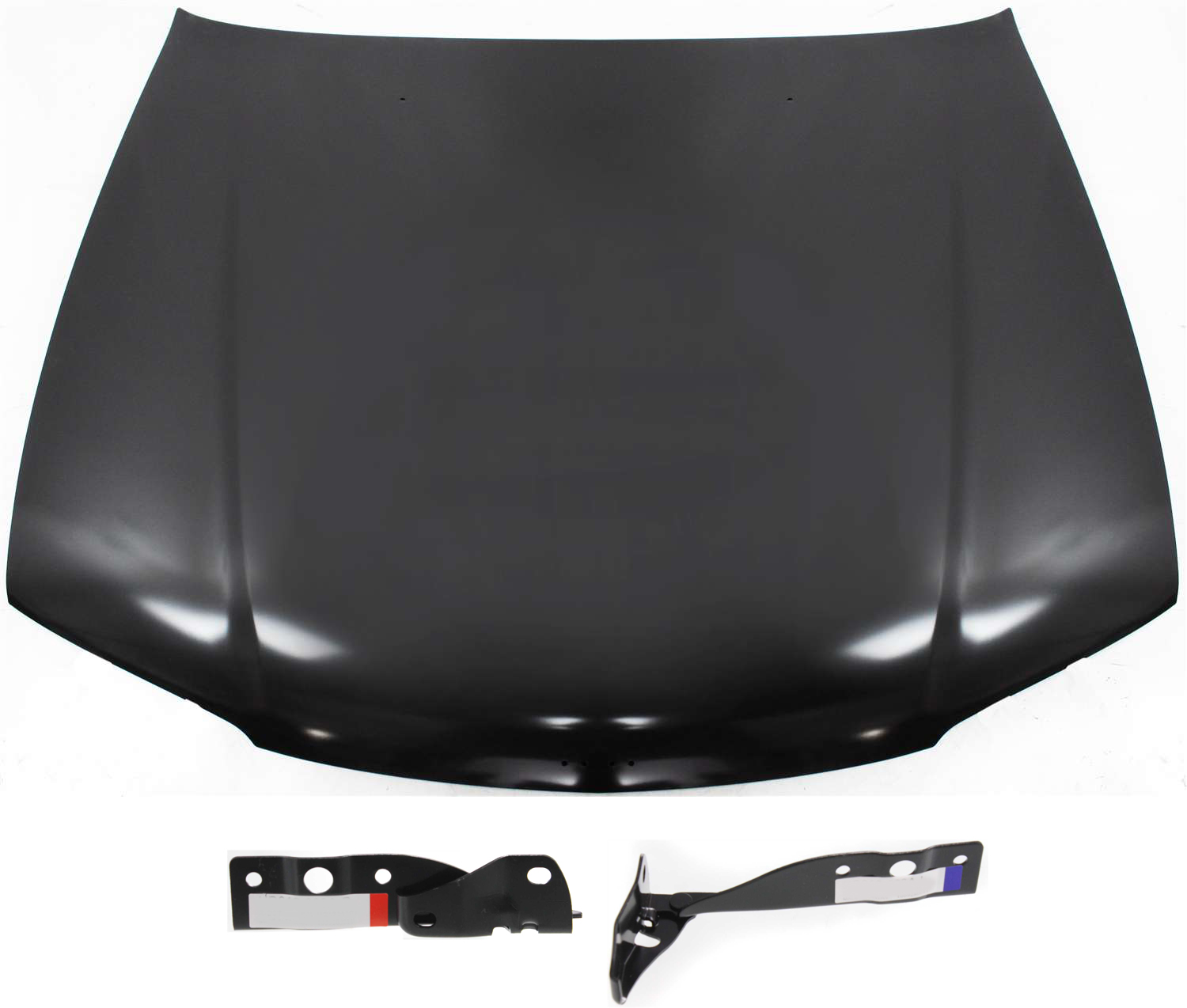 AM ACCORD 94-95 HOOD 3 pc kit with Hood Hinges SKU KIT 111016-54 Partslink HO1230116 HO1236101 HO1236102 OEM 60100SV4010ZZ 60170SS0000ZZ 60