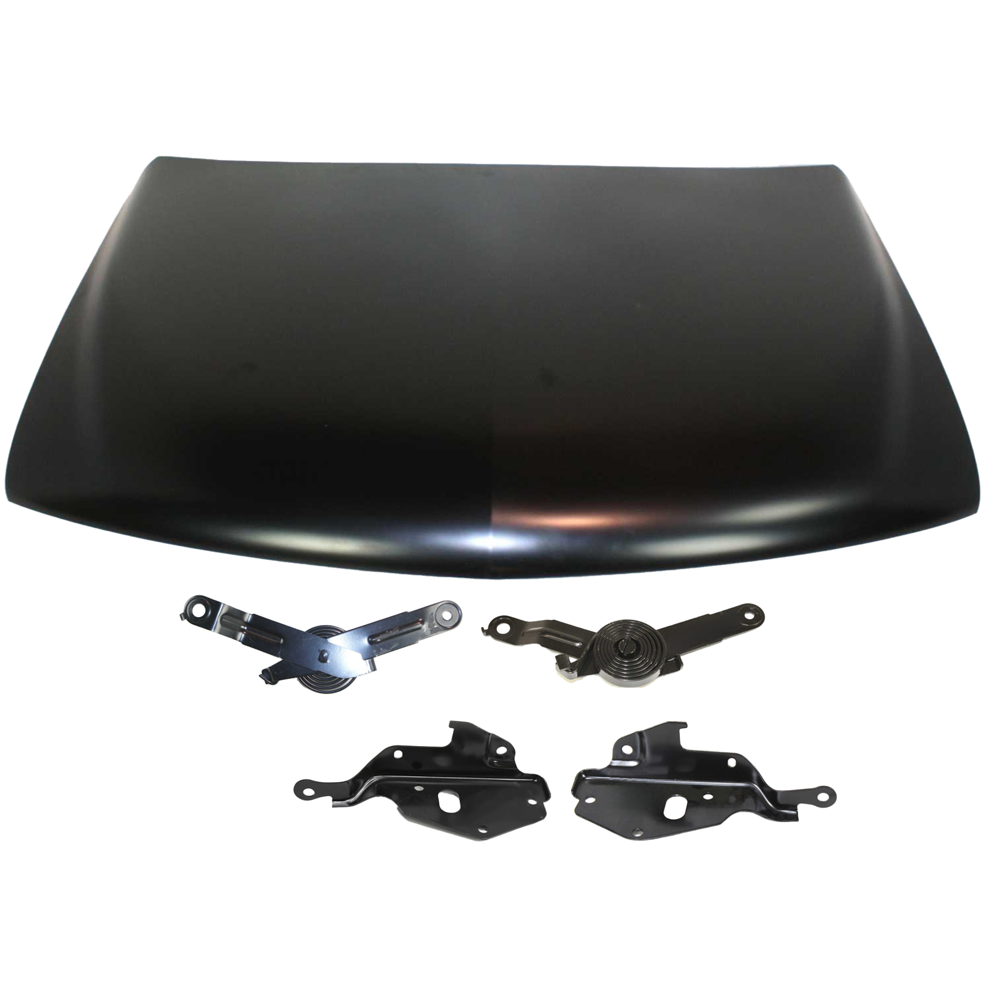 AM SILVERADO PICKUP 99-02 TAHOE 00-06 HOOD RH and LH 5 pc Kit with Hood Hinge SKU KIT 111016-60 Partslink GM1230234 GM1236109 GM1236110 GM1236115 GM1236116 OEM 12477524-12472769-12472770-150