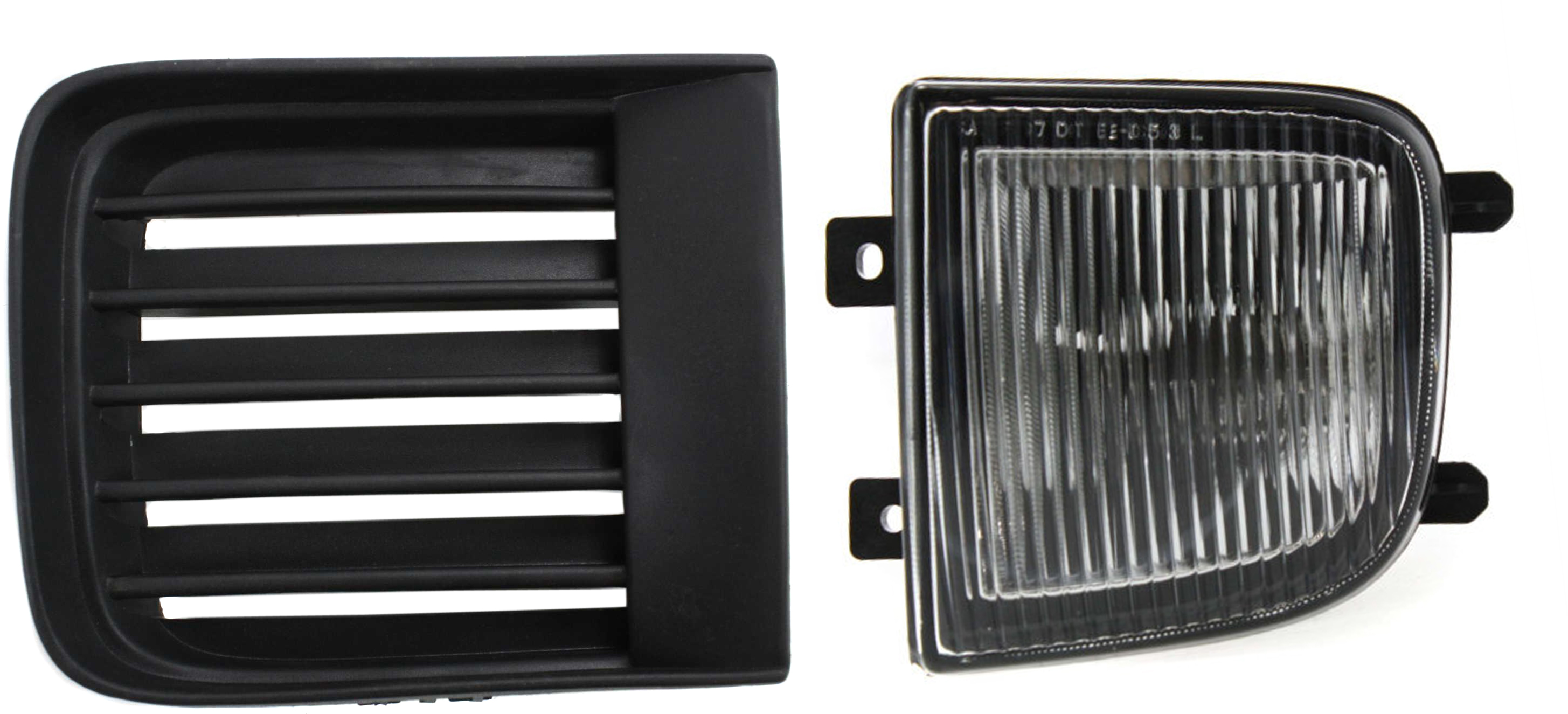 AM PATHFINDER 99-04 FOG LAMP LH 2 pc kit Assembly Halogen includes Bumper Grille SKU KIT 111116-84 Partslink NI2592108 NI1038103 OEM 261552W125-622572W100