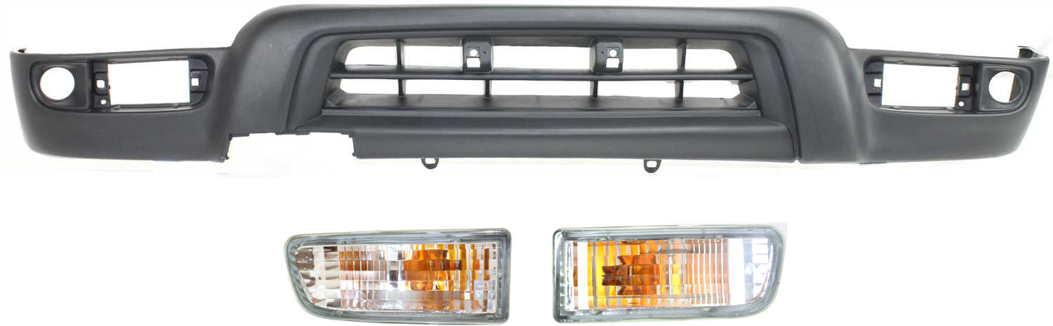 AM 4RUNNER 99-02 AUTO BODY REPAIR 3 pc kit Front Includes Turn Signal Lights and Valance SKU KIT 111216-07 Partslink TO1095181 TO2530133 TO2531133 OEM 5391135912-8152035250-81510352