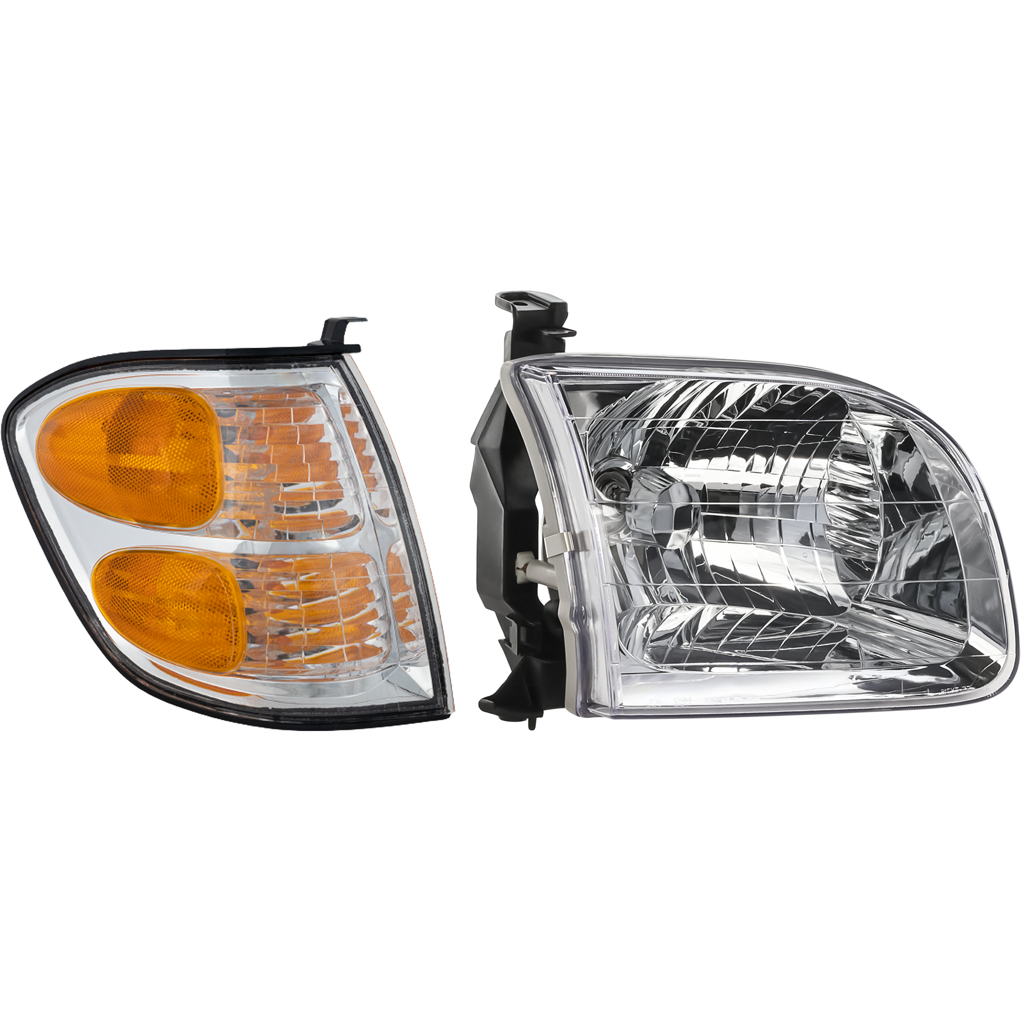 AM SEQUOIA 01-04 TUNDRA 04-04 SIGNAL LAMP RH 2 pc kit Headlight and Turn Signal Light SKU KIT 111216-28 Partslink TO2531143 TO2503144 OEM 815100C020-811100C020