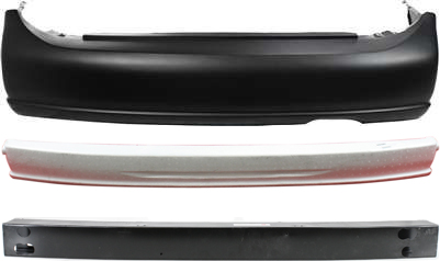 AM MAXIMA 00-03 REAR BUMPER COVER 3 pc Kit with Bumper Absorber and Bumper Reinforcement SKU KIT 111216-96 Partslink NI1100220 NI1170127 NI1106153 OEM 850222Y925-850902Y900-850322Y9