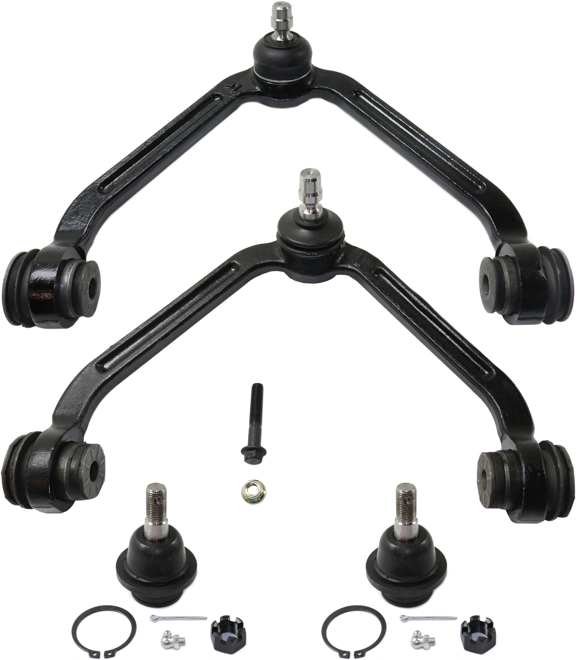 AM EXPLORER 95-01 EXPLORER SPORT TRAC 01-05 FRONT CONTROL ARM KIT RH AND LH Upper w ball joint s 4 pc Kit with Ball Joint SKU KIT 111516-04 OEM 104222-285019-1016769-2601460