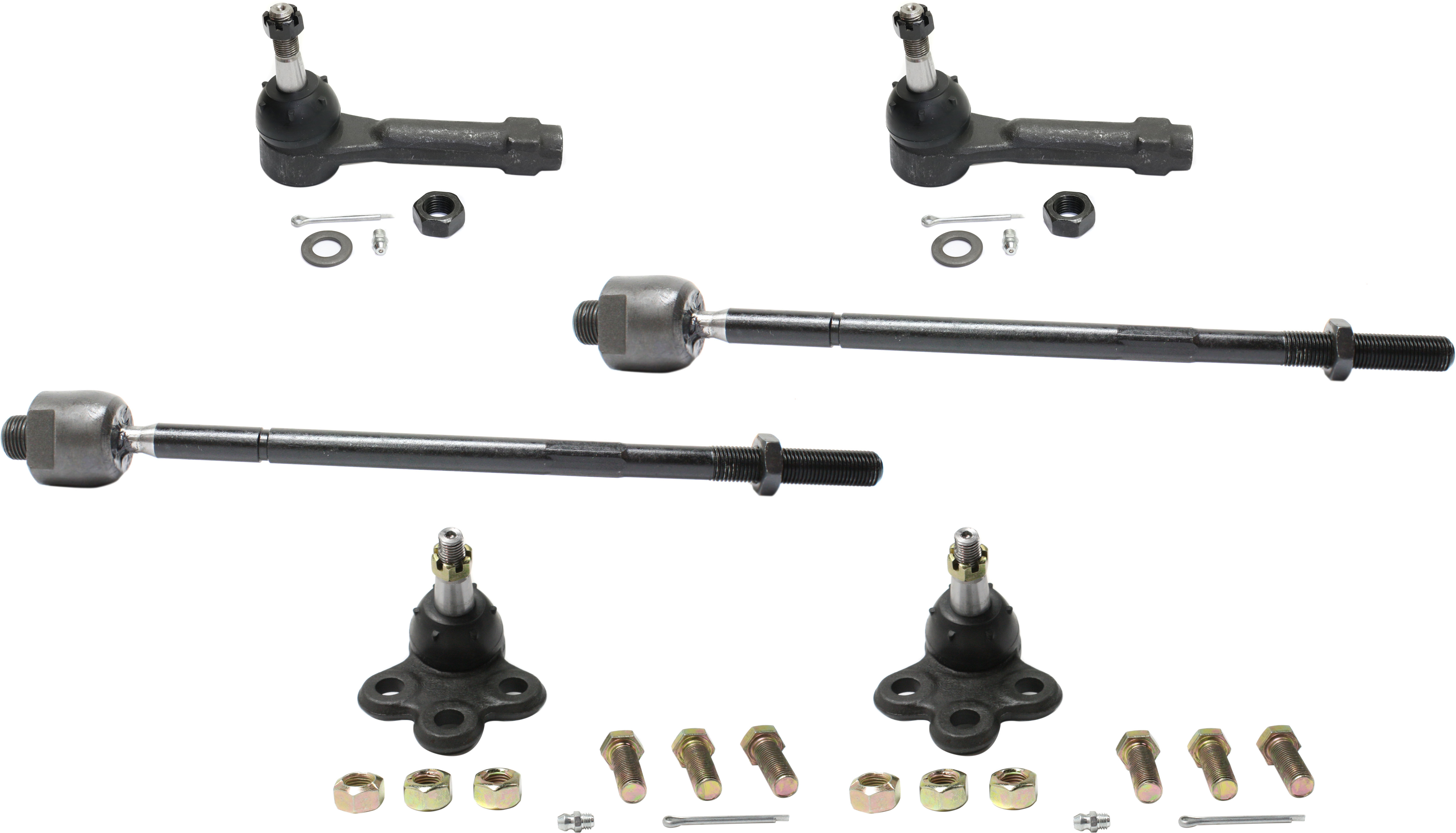 AM VENTURE 97-05 FRONT TIE ROD RH AND LH Inner and Outer 6 pc Kit with Ball Joints and Tie Rod Ends SKU KIT 111516-11 OEM 382042-2693016-4011676-4011