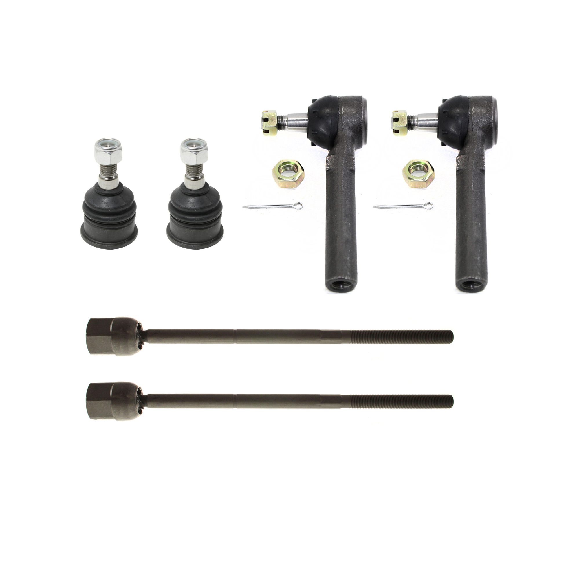 AM MUSTANG 94-04 FRONT TIE ROD RH AND LH 6 pc Kit with Ball Joints and Tie Rod Ends SKU KIT 111516-13 OEM 381020-2692923-4011586-2R3Z
