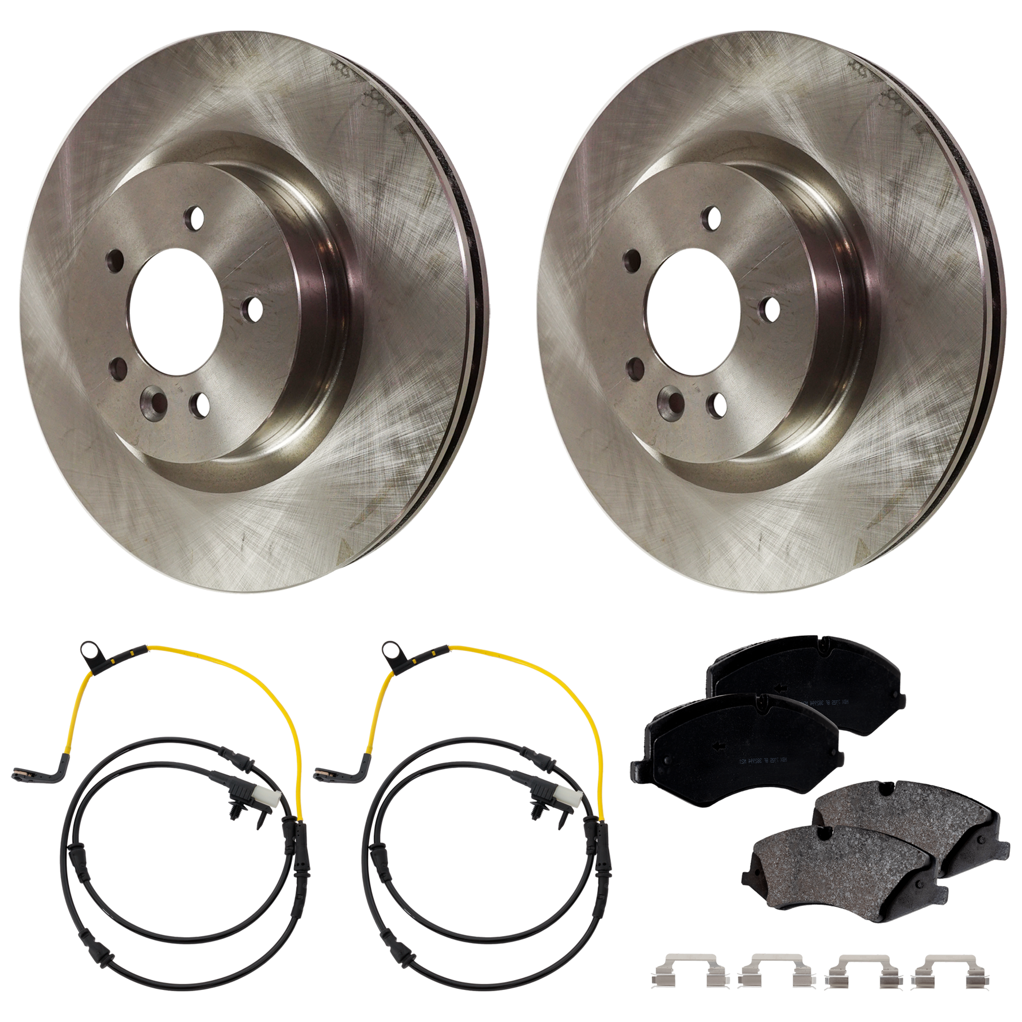 AM RANGE ROVER SPORT RANGE ROVER 14-16 FRONT BRAKE DISC AND PAD KIT 2 Wheel Set 5 Lugs Organic with Brake Disc and Brake Pad Set SKU KIT 112124-69 OEM 34333-45434-900964-60011011-34
