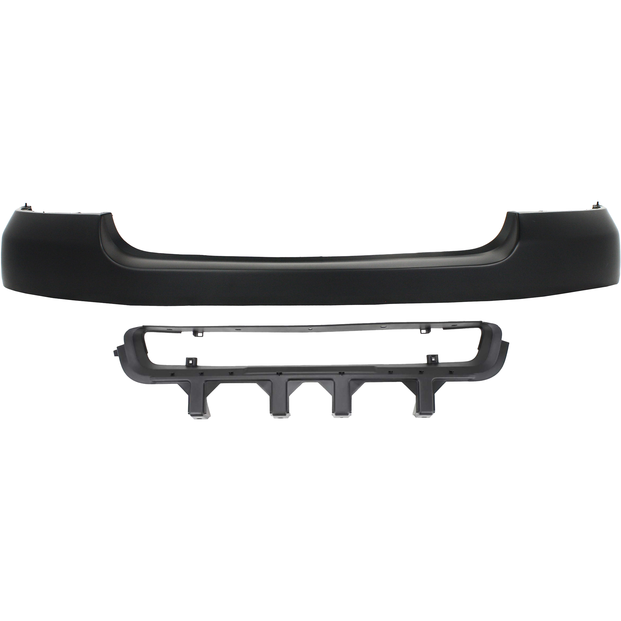 AM F 150-04-06 FRONT BUMPER COVER Upper 2 pc Kit with Bumper Grille SKU KIT 112217-06 Partslink FO1000561 FO1036109 OEM 4L3Z17D957DA 5L3Z17B968AA