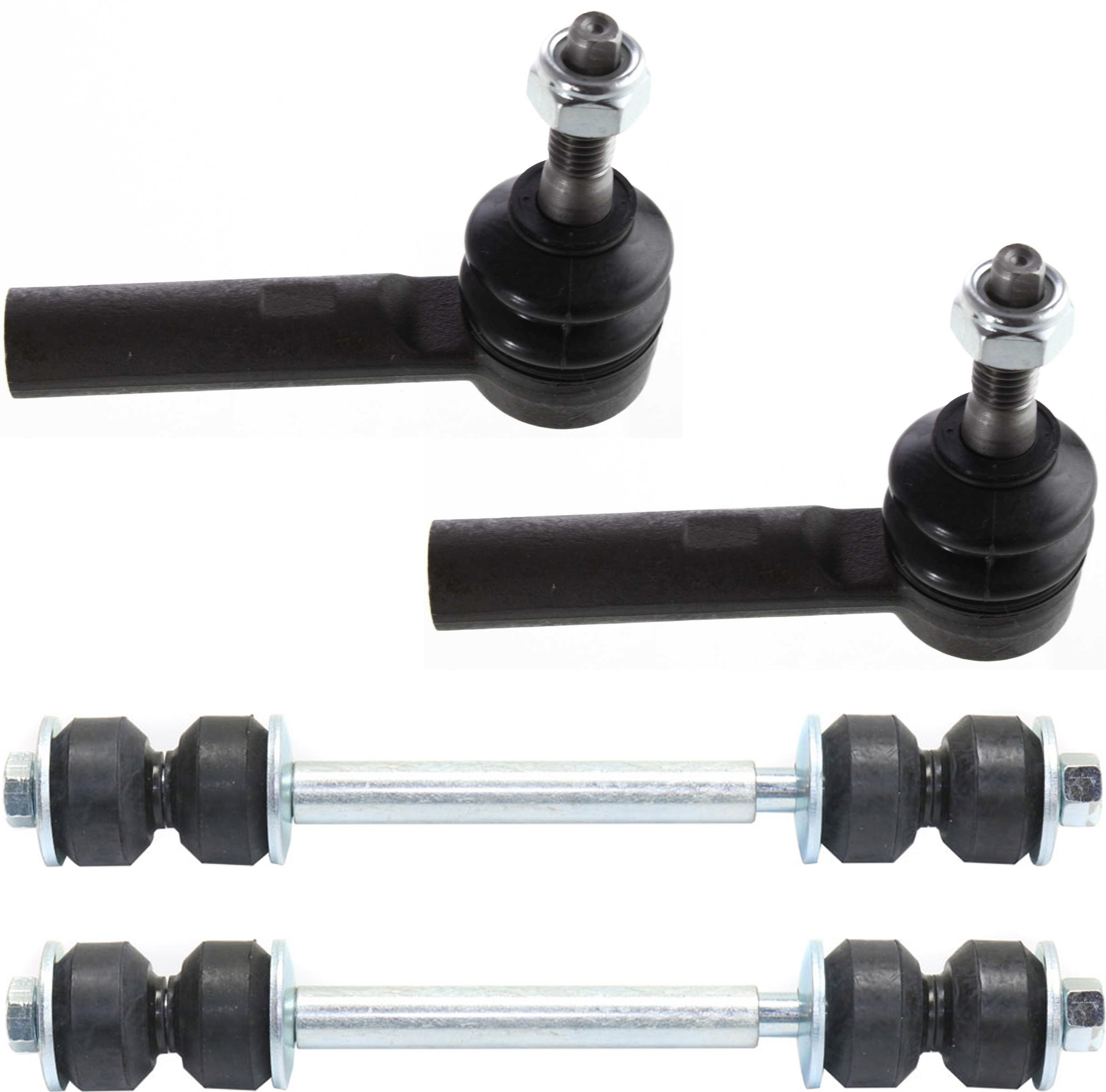 AM EXPRESS SAVANA VAN 03-19 FRONT SUSPENSION KIT RH AND LH 4 pc kit with Sway Bar Links and Tie Rod Ends SKU KIT 112217-29 OEM 684012-2651318-5451028-1596392