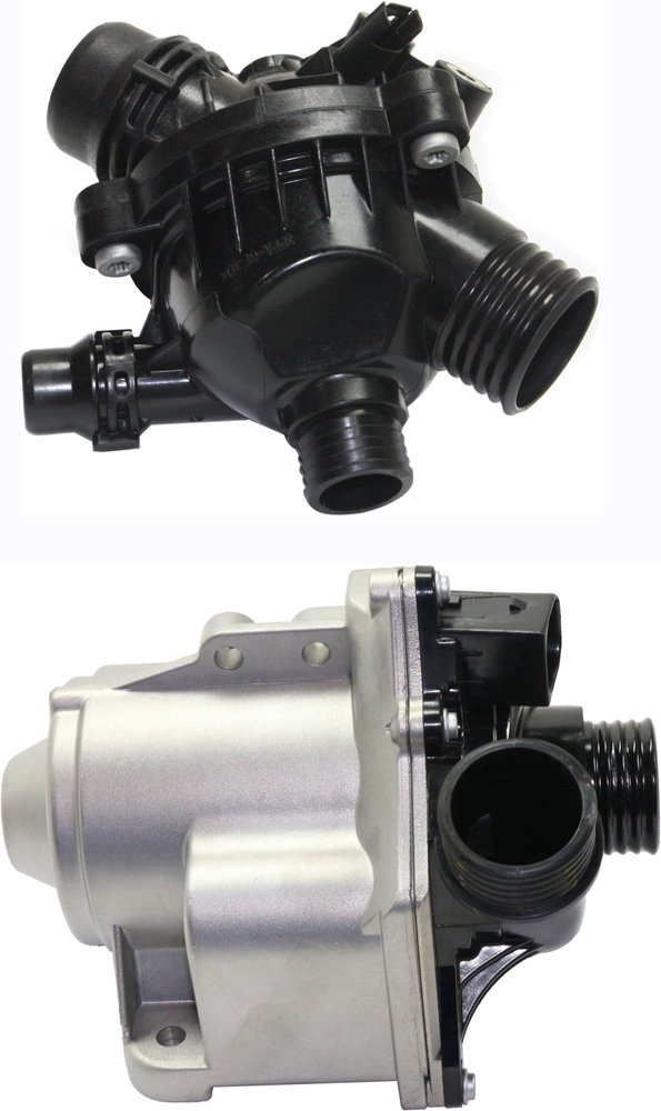 AM 3 SERIES 07-13 Z4-09-16 WATER PUMP 2 pc kit with Thermostat Housing SKU KIT 112218-04 OEM 11517632426-11517563659-115175