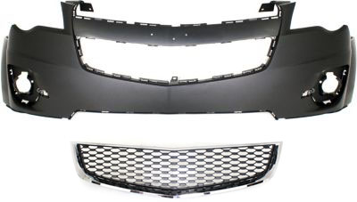 AM EQUINOX 10-15 FRONT BUMPER COVER Upper 2 pc Kit with Bumper Grille SKU KIT 112617-40 Partslink GM1000907 GM1200621 OEM 20983230-25798747