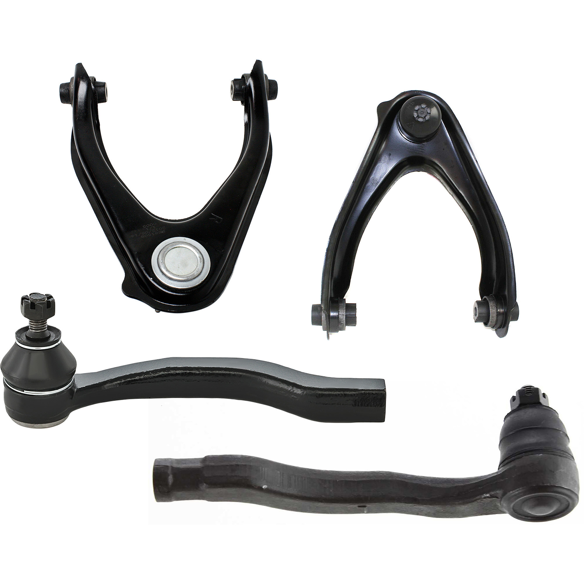AM CR V 97-01 FRONT CONTROL ARM KIT RH AND LH Upper 4 pc Kit with Tie Rod Ends SKU KIT 112818-02 OEM 51460S10020-51450S10020-354012