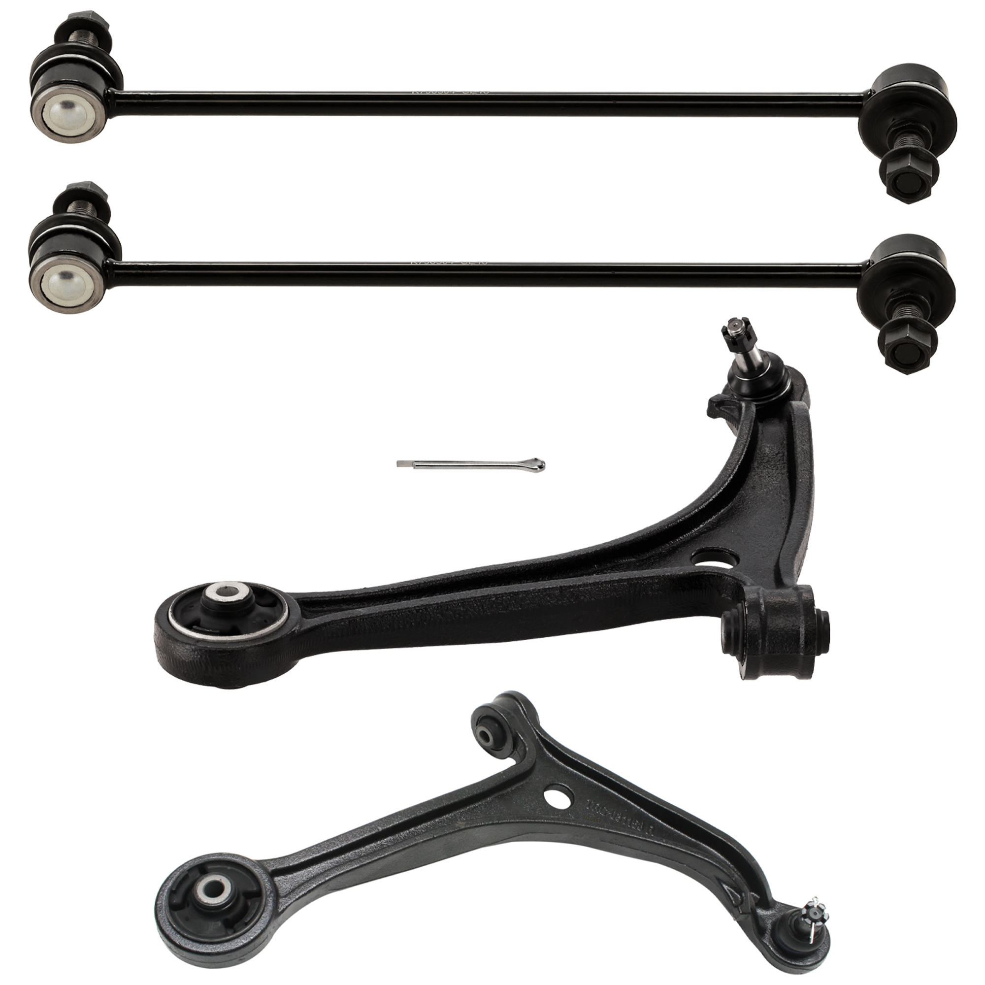AM ODYSSEY 05-10 FRONT CONTROL ARM KIT RH AND LH 4 pc Kit FWD with Sway Bar Link SKU KIT 112818-10 OEM 51360SHJA01-51350SHJA01-51320S