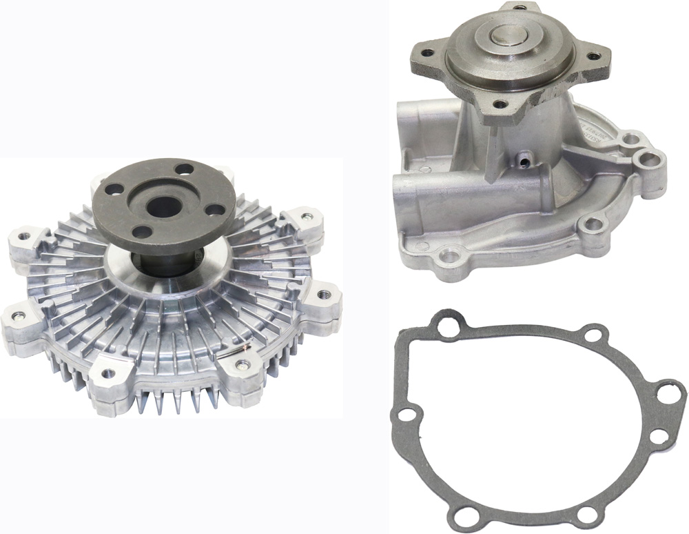 AM SIDEKICK 96-98 TRACKER VITARA 99-03 WATER PUMP 2 pc kit with Fan Clutch SKU KIT 112918-22 OEM 1740077816-2680-4824-22033-367