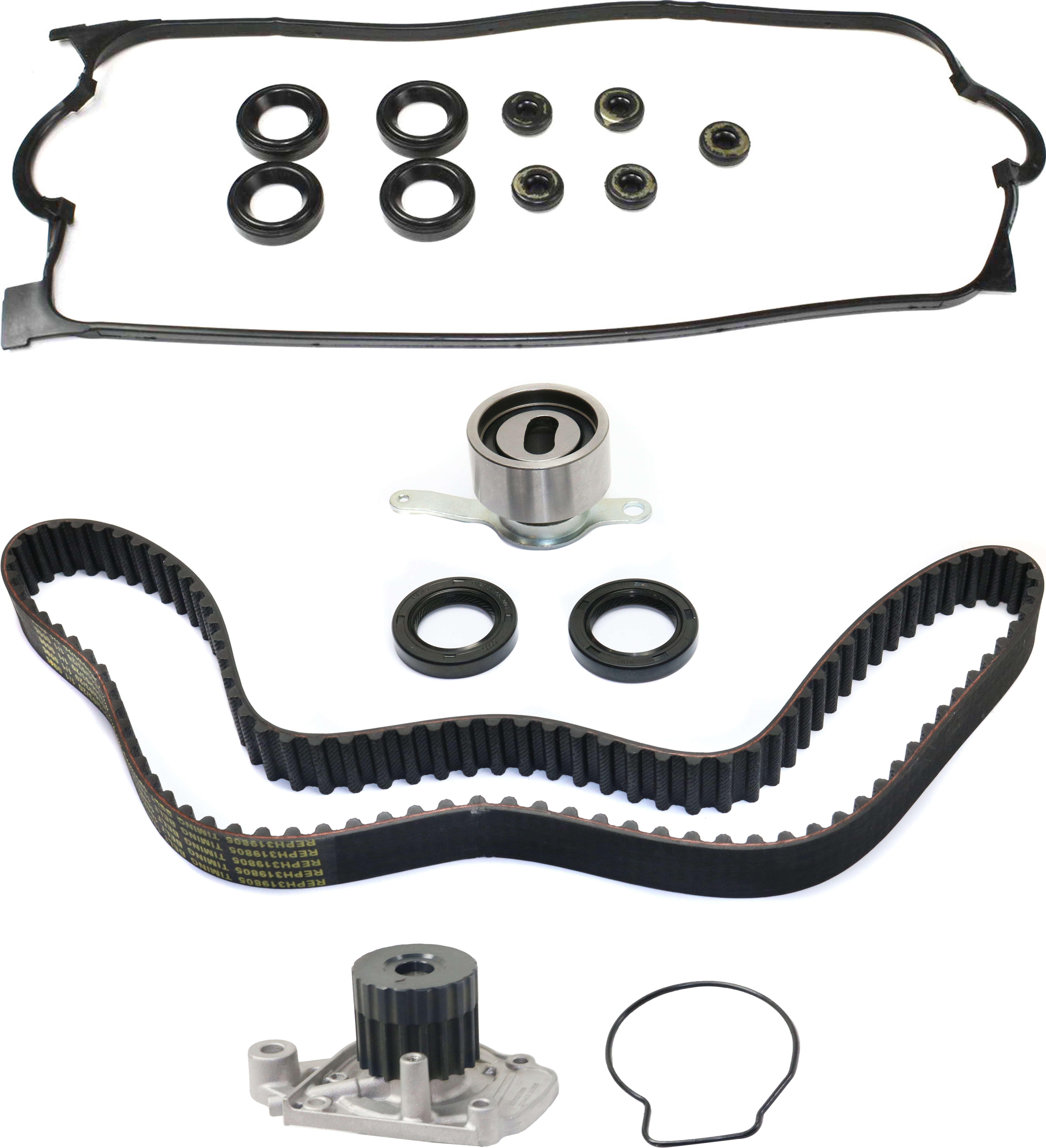 AM CIVIC 96-00 CIVIC DEL SOL 96-97 TIMING BELT KIT 3 pc kit with Valve Cover Gasket and Water Pump SKU KIT 113013-15