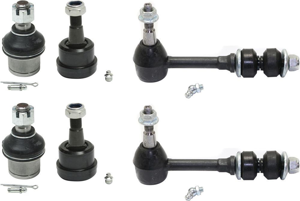 AM RAM 2500-3500 P U 03-05 FRONT SUSPENSION KIT 6 pc Kit with Ball Joints and Sway Bar Links SKU KIT 113017-02 OEM 104342-442497-2643076-2643077