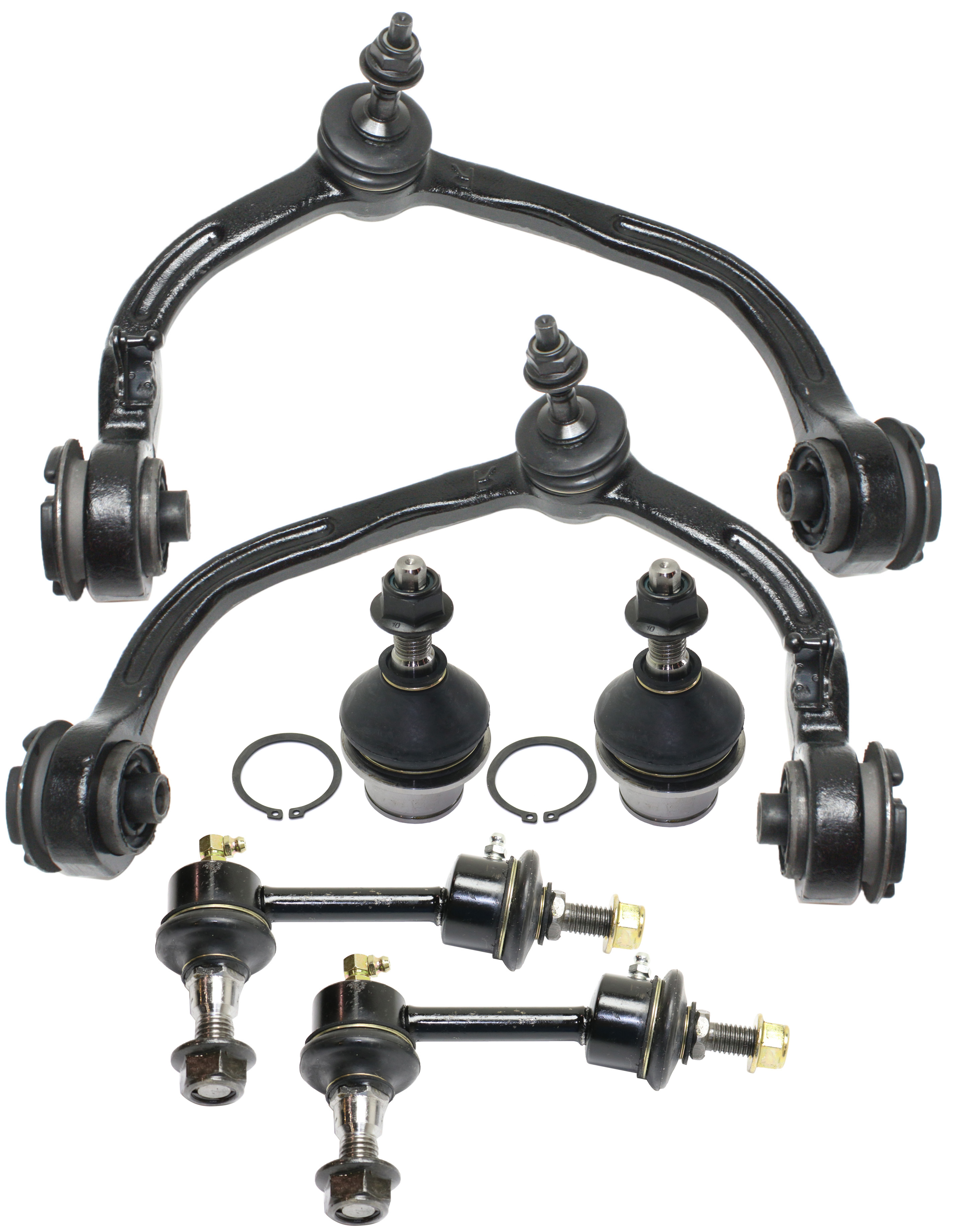 AM EXPEDITION NAVIGATOR 05-05 CONTROL ARM KIT Set of 6 Front RH and LH with Ball Joint and Sway Bar Link SKU KIT 120617-04 OEM 104298-2601584-5051314-2L1Z307