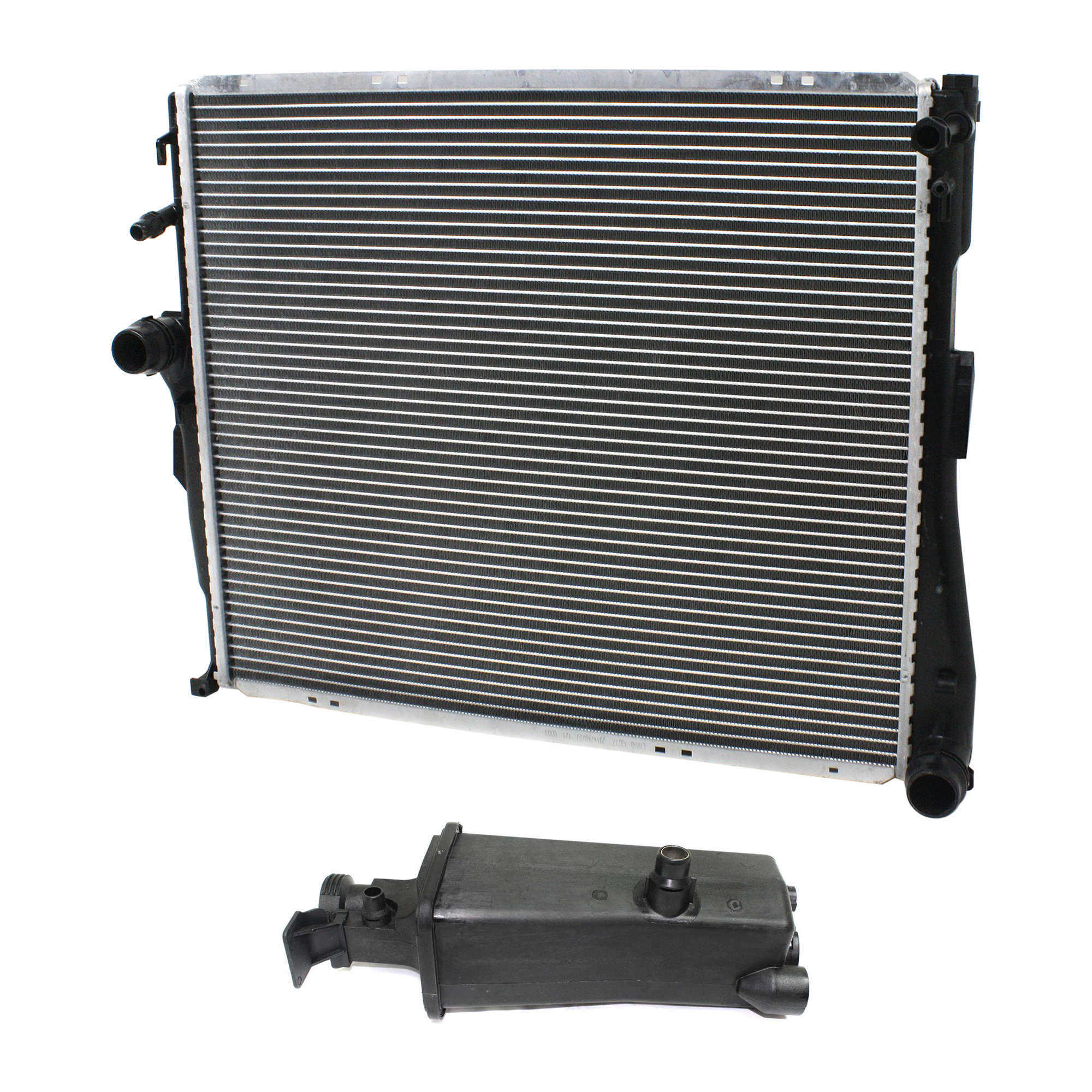 AM VENZA 09-15 RADIATOR 2 pc kit 6 Cyl 3.0L with Coolant Tank SKU KIT 120622-02 Partslink BM3014102 BM3010169 OEM 17117573781-17113400013