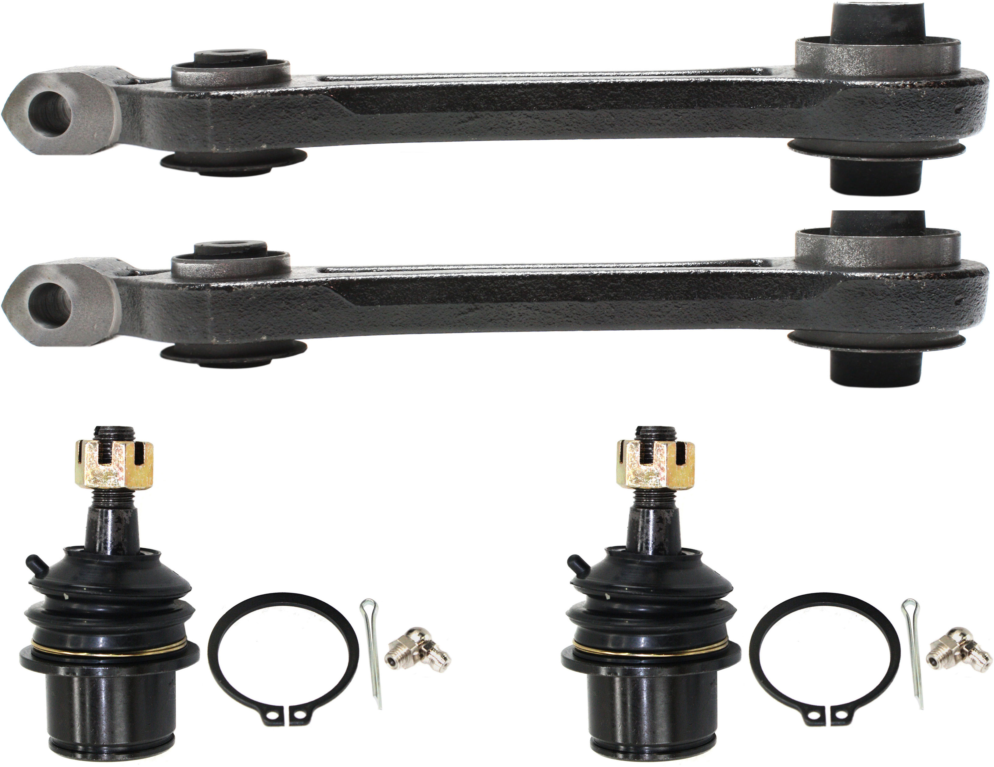 AM CHRYSLER 300-05-10 FRONT CONTROL ARM KIT RH=LH Lower Rearward w o ball joint s 4 pc Kit with Ball Joint SKU KIT 121017-01 OEM 2601744-5051433-45D2442-46D244