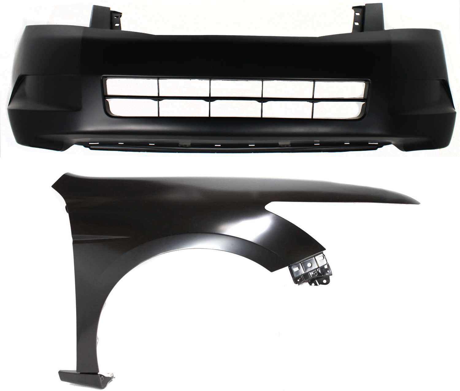 AM ACCORD 08-10 FRONT FENDER RH 2 pc Kit Includes Bumper Cover CAPA SKU KIT 121017-152 Partslink HO1000254C HO1241173C OEM 04711TA0A90ZZ 60210TA0A91ZZ