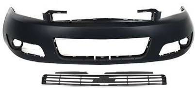 AM IMPALA 06-11 FRONT BUMPER COVER 2 pc Kit Primed w Grille LT Model SKU KIT 121017-173 Partslink GM1000764 GM1200562 OEM 89025048-10333709