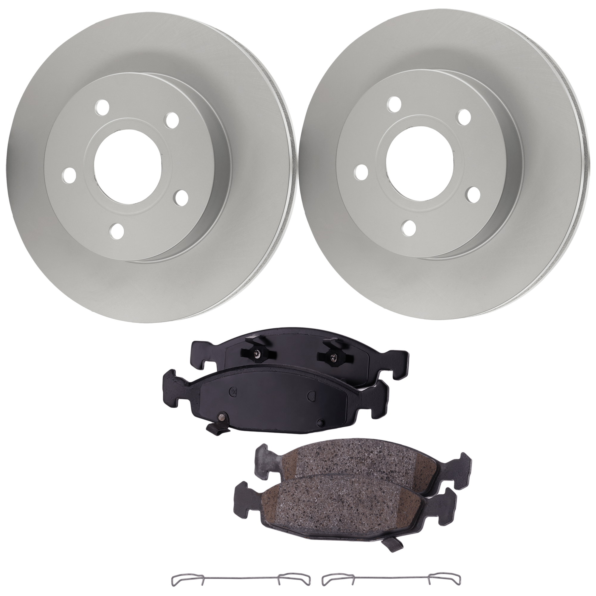 AM GRAND CHEROKEE 99-02 FRONT BRAKE DISC AND PAD KIT 2 Wheel Set SKU KIT 121325 AE201 OEM 52098672 PFM 5011969AA 5018592
