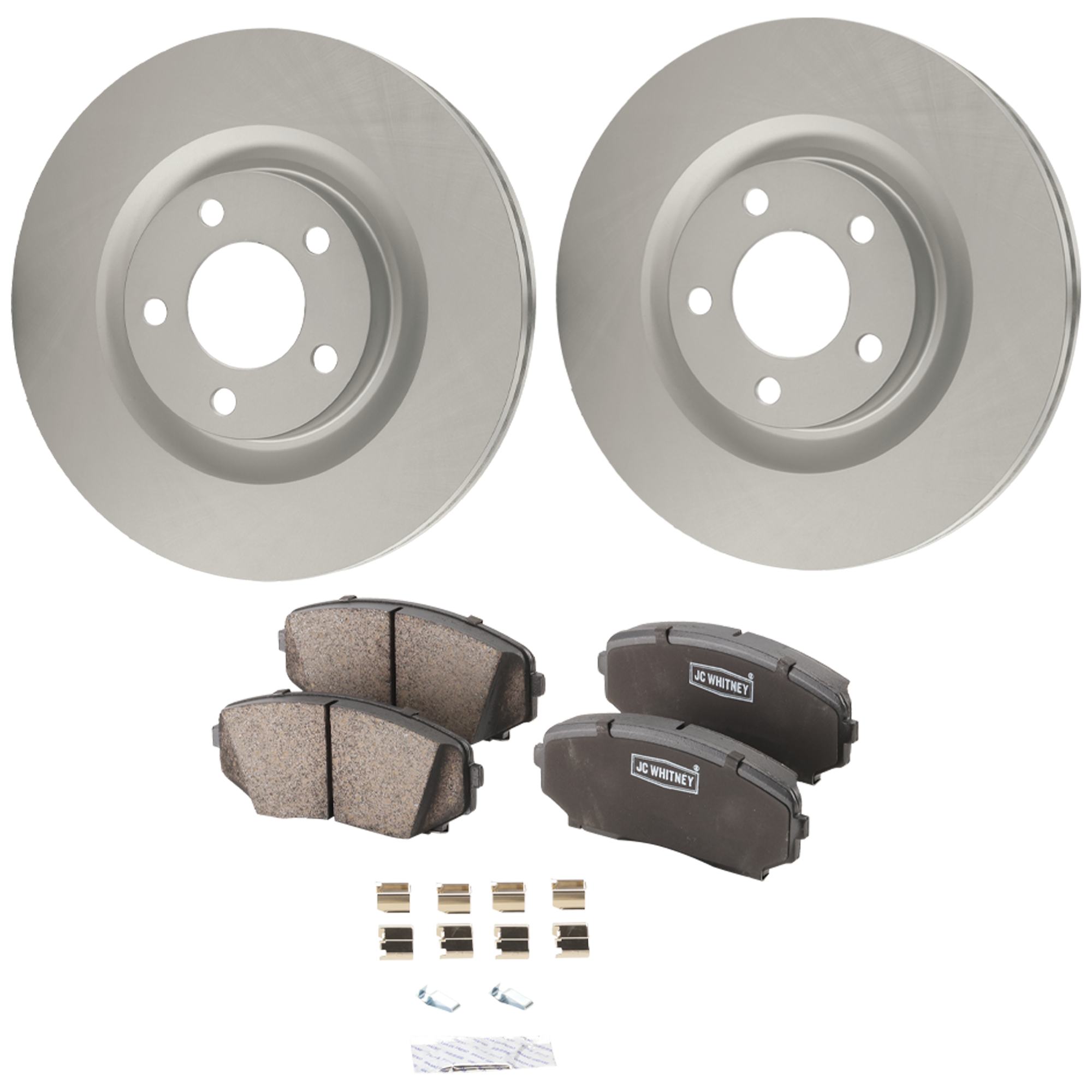 AM EDGE 07-14 FRONT BRAKE DISC AND PAD KIT 2 Wheel Set SKU KIT 121325 AE93 OEM 7T4Z1125A PFM 7T4Z2001A BT4Z20