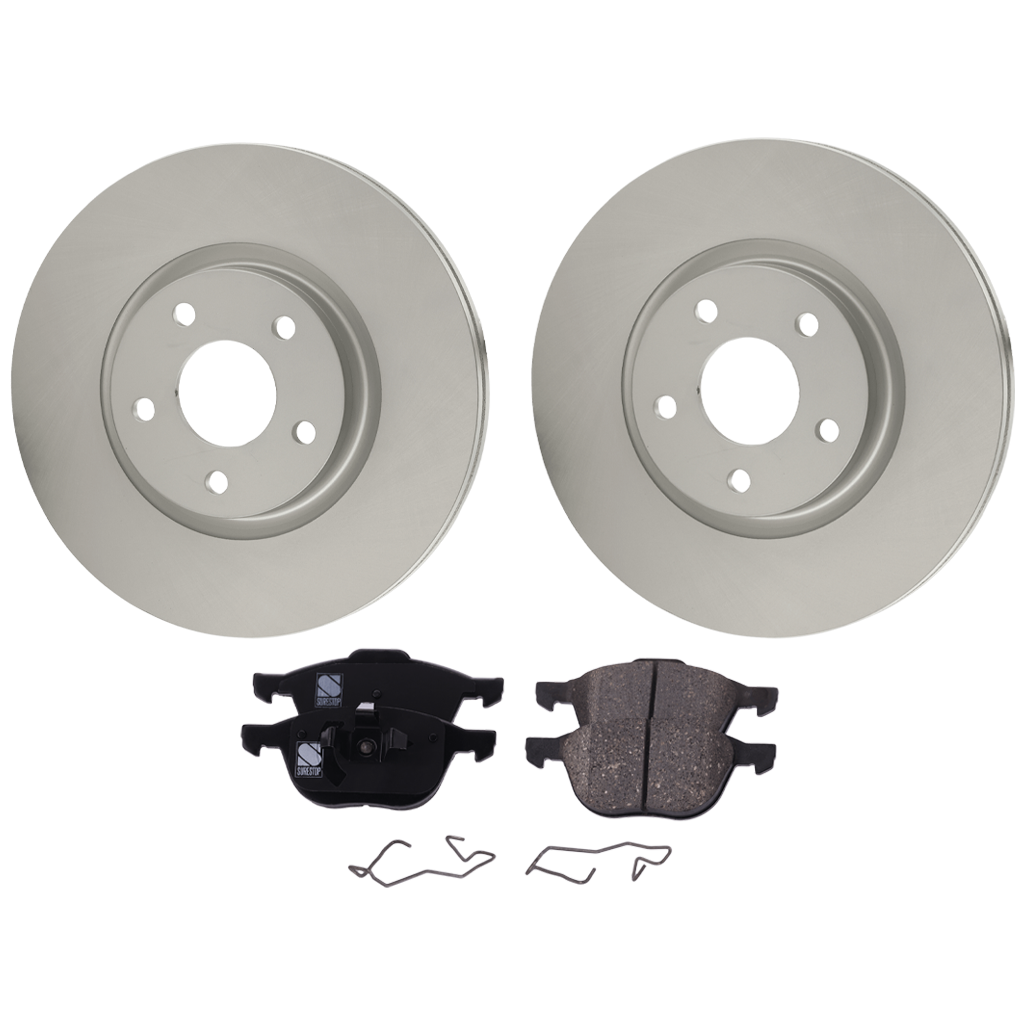 AM C70-06-13 ESCAPE 17-19 S40-04-11 FRONT BRAKE DISC AND PAD KIT 4 pc kit SKU KIT 121325 AE97 OEM 274510 PFM 306817390-306835540