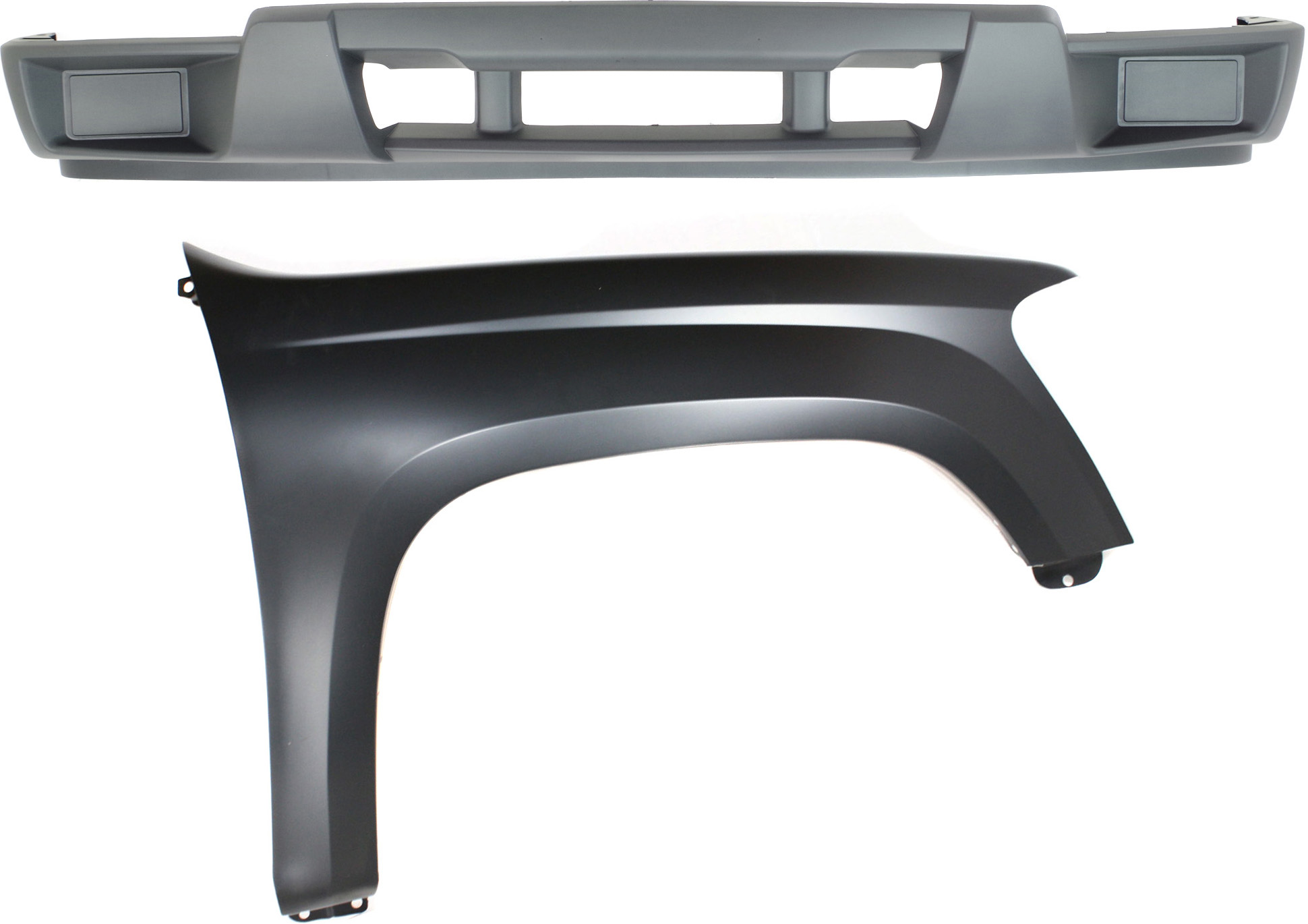 AM CANYON COLORADO 04-12 FRONT FENDER RH 2 pc Kit Includes Bumper Cover SKU KIT 121717-17 Partslink GM1241307 GM1000723 OEM 20821152-12335806