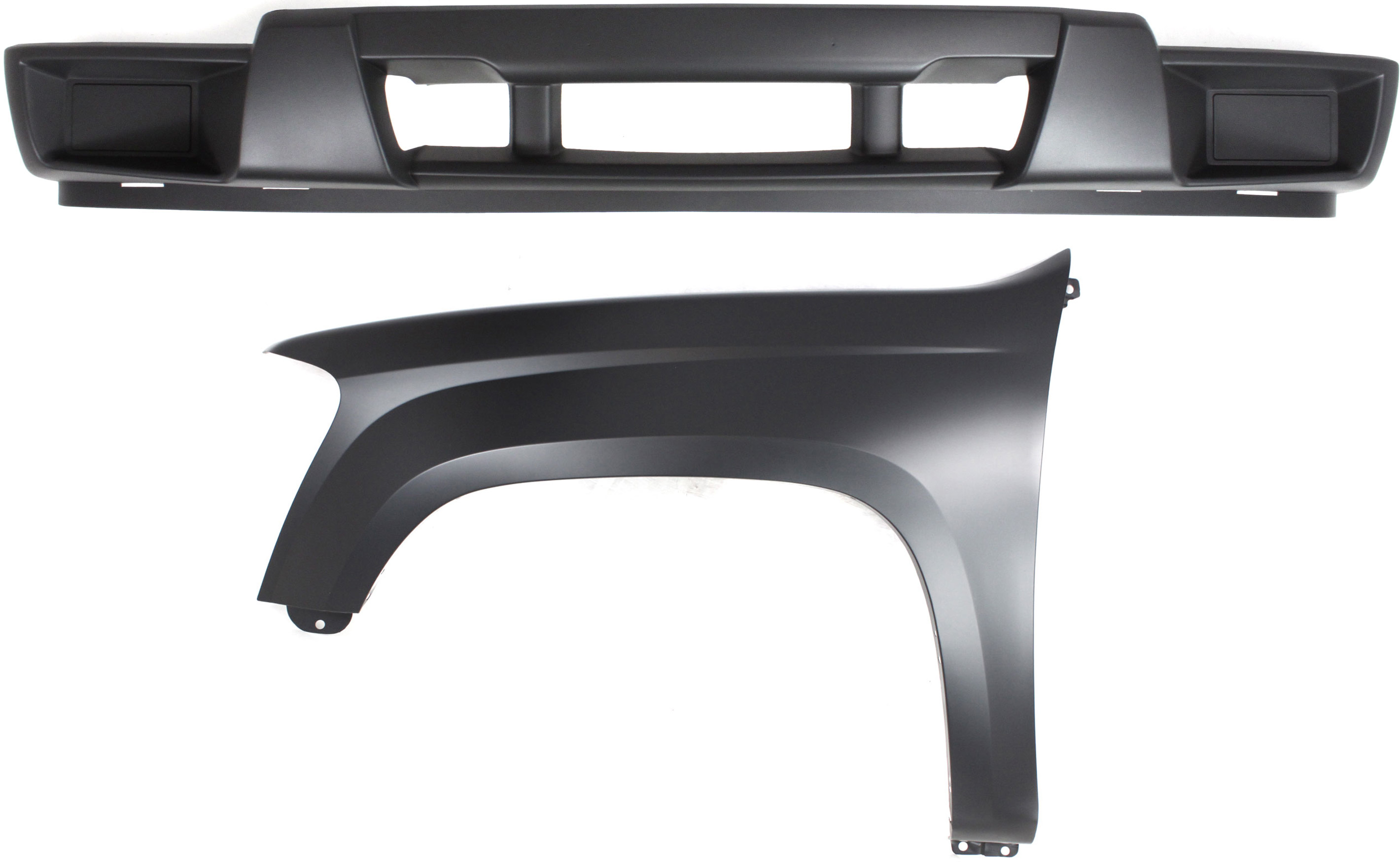 AM CANYON COLORADO 04-12 FRONT FENDER LH 2 pc Kit Includes Bumper Cover CAPA SKU KIT 121717-28 Partslink GM1000723C GM1240307C OEM 12335806-20821151