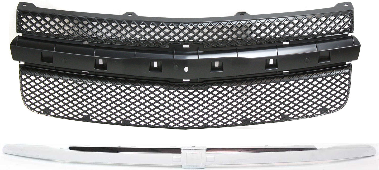 AM EQUINOX 08-09 GRILLE TRIM 2 pc Kit with Grille Assembly SKU KIT 121918-05 Partslink GM1210106 GM1200527 OEM 25906306-5481230