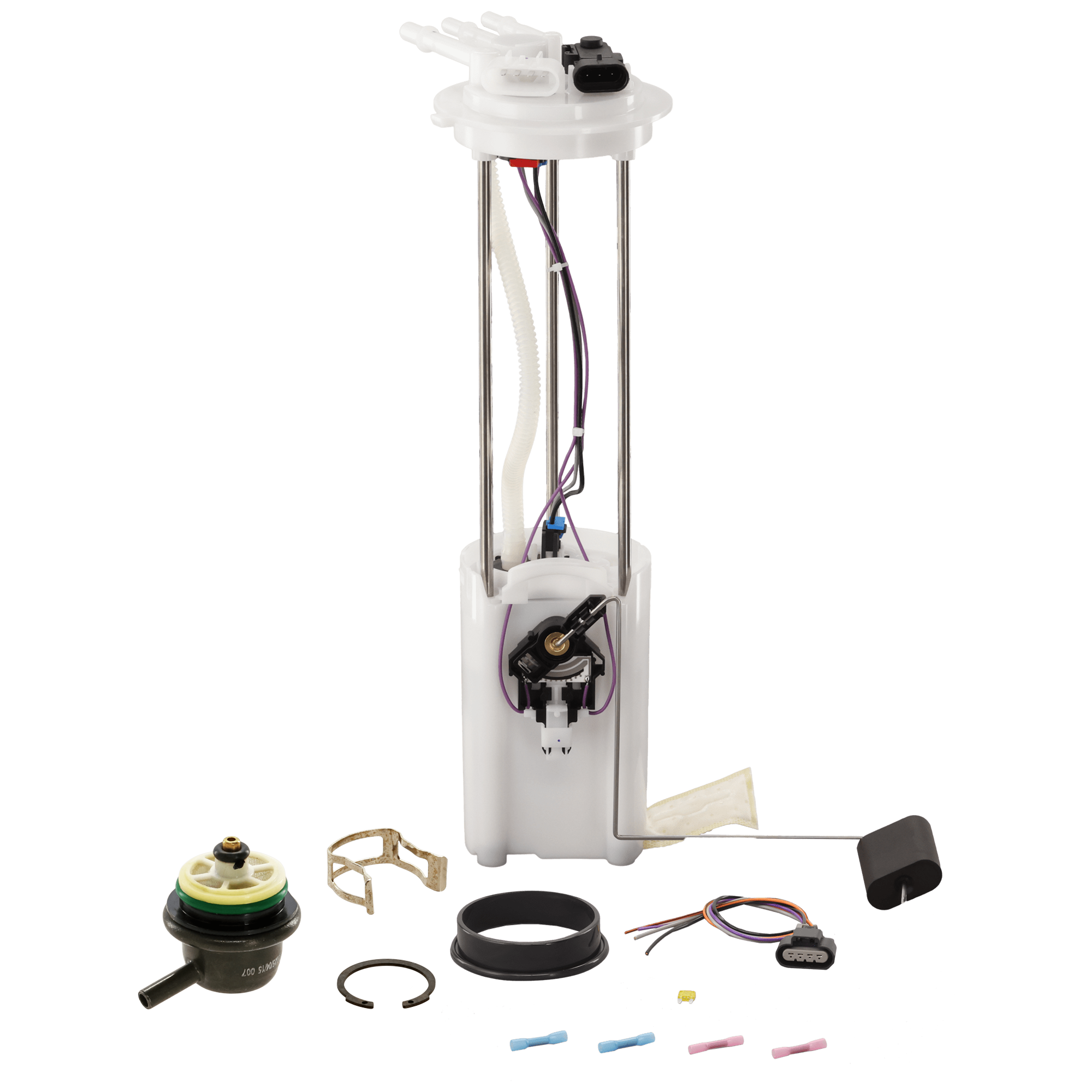 AM SILVERADO SIERRA 99-03 FUEL PUMP Set of 2 with Fuel Pressure Regulator SKU KIT 122018-20 OEM 19153711-19177272-21094-24027