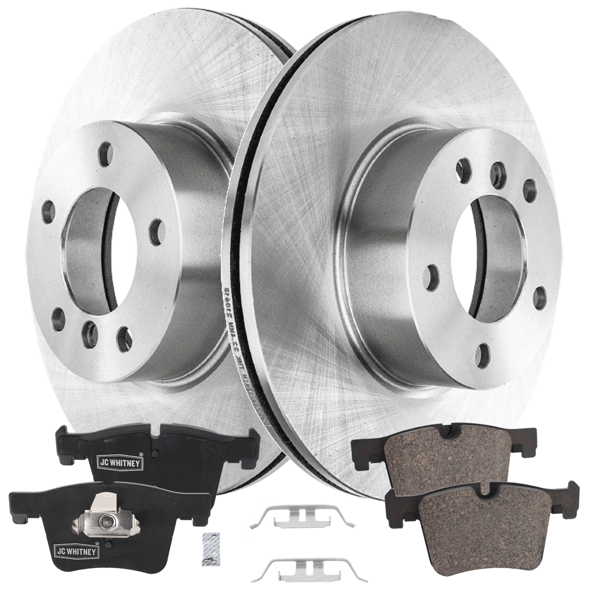AM 3 SERIES 12-19-4 SERIES 14-20 FRONT BRAKE DISC AND PAD kit 4 pc kit Plain Surface Vented 5 Lugs SKU KIT 122024 C116 OEM 34116774875-34116855006-341067