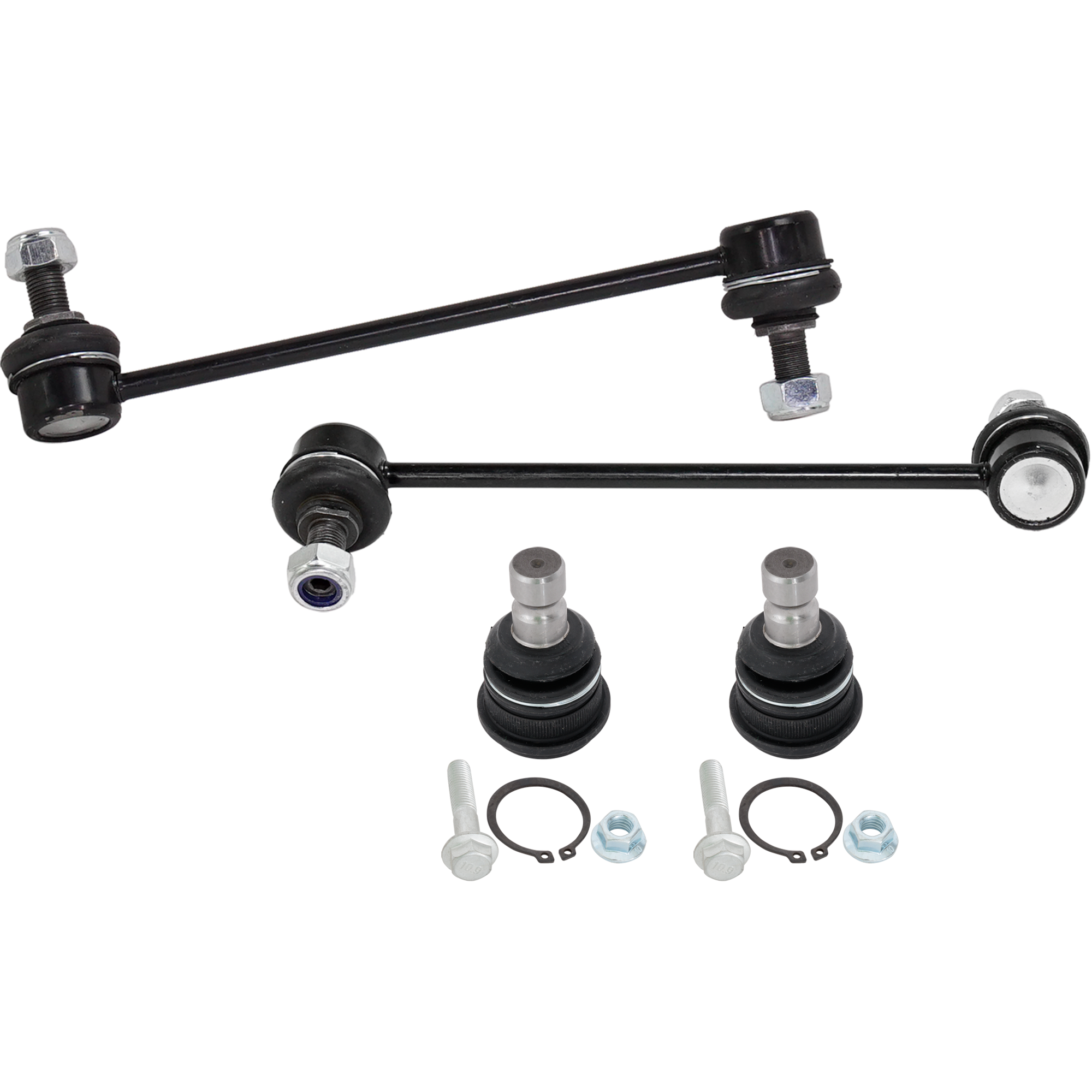 AM SOUL 10-13 FRONT SWAY BAR LINK RH AND LH 4 pc Kit with Ball Joint SKU KIT 122024 C143 OEM 548302K000-548402K000-545302K0