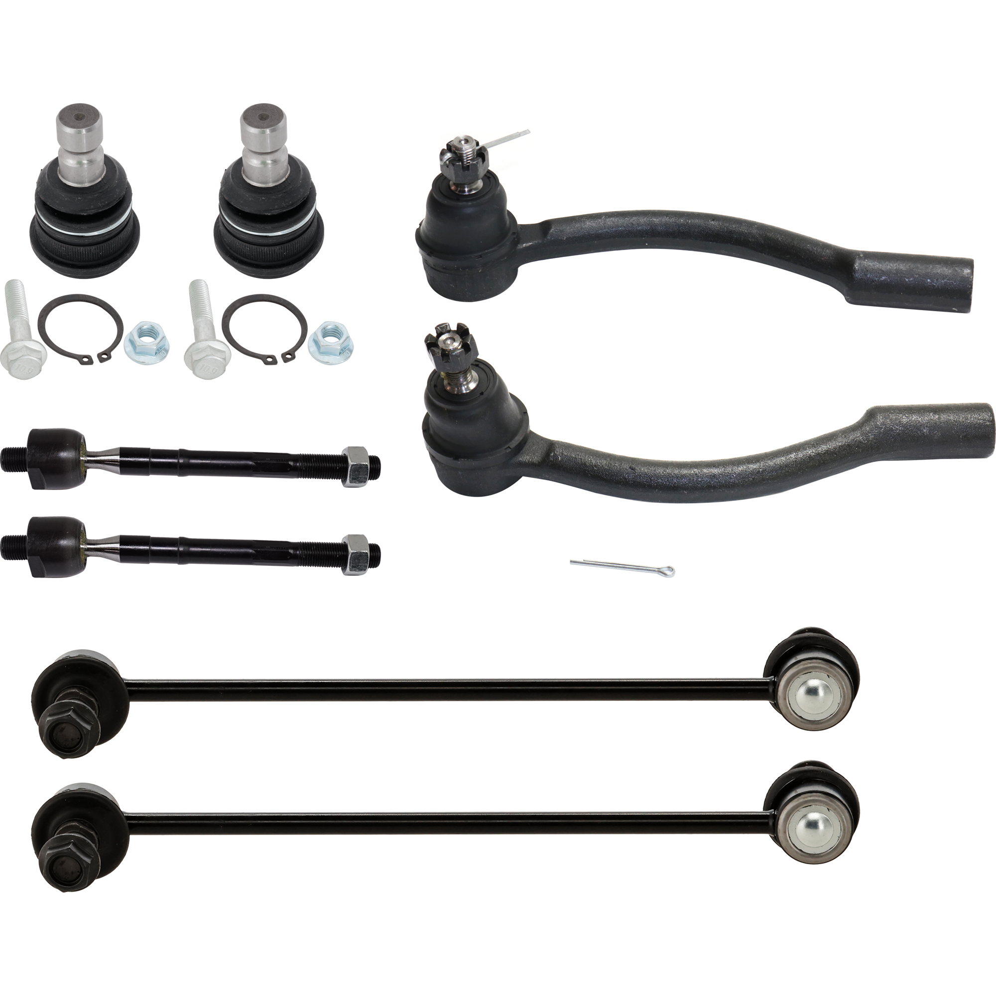 AM RIO 12-17 FRONT SUSPENSION KIT 8 pc Kit with Ball Joint and Sway Bar Link SKU KIT 122024 C144 OEM 565400U500-568200U500-568200U5