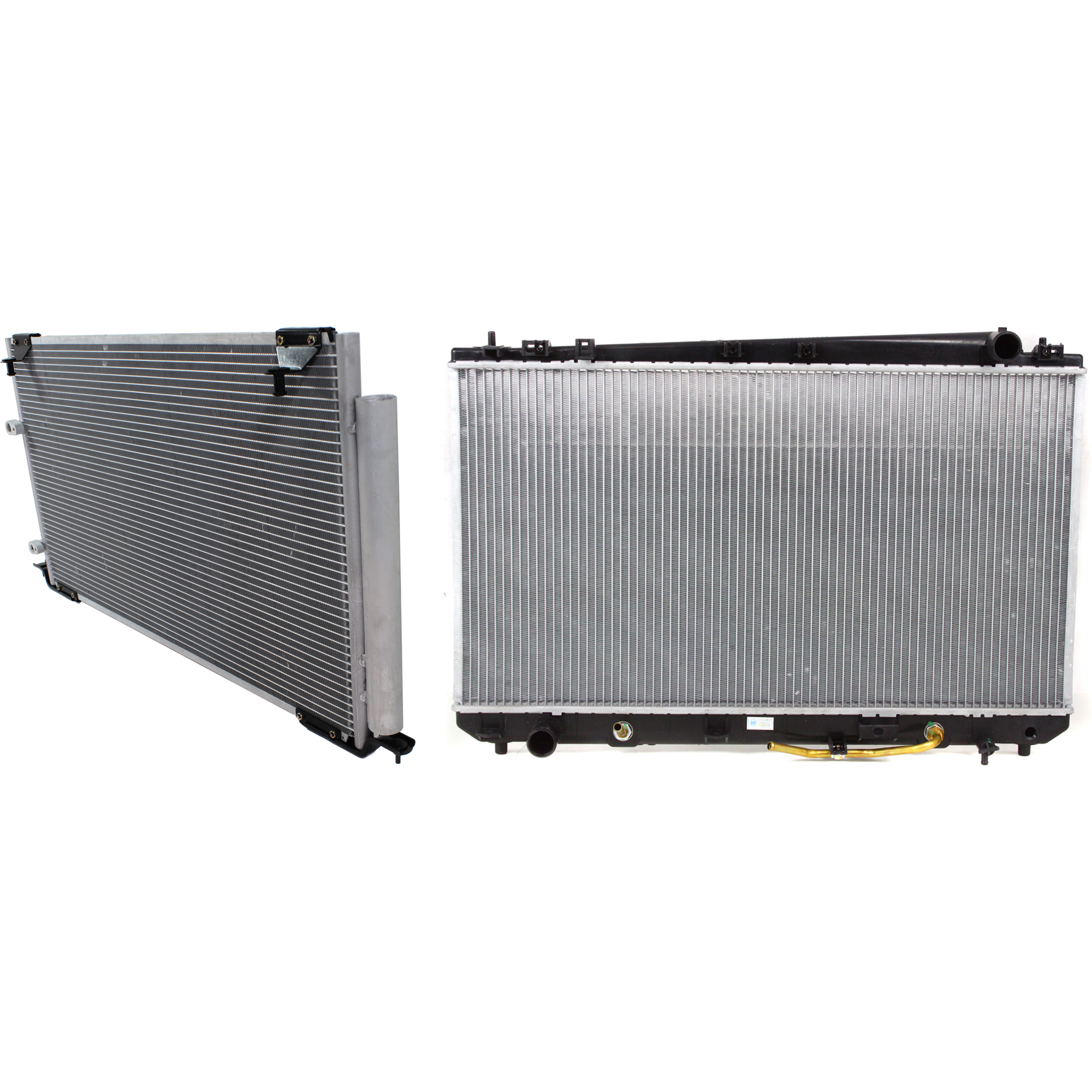 AM AVALON 00-04 RADIATOR 5-8 core thickness 2 pc kit with A C Condenser SKU KIT 122024 C15 Partslink TO3010101 TO3030101 OEM 16410YZZAP 8846007032