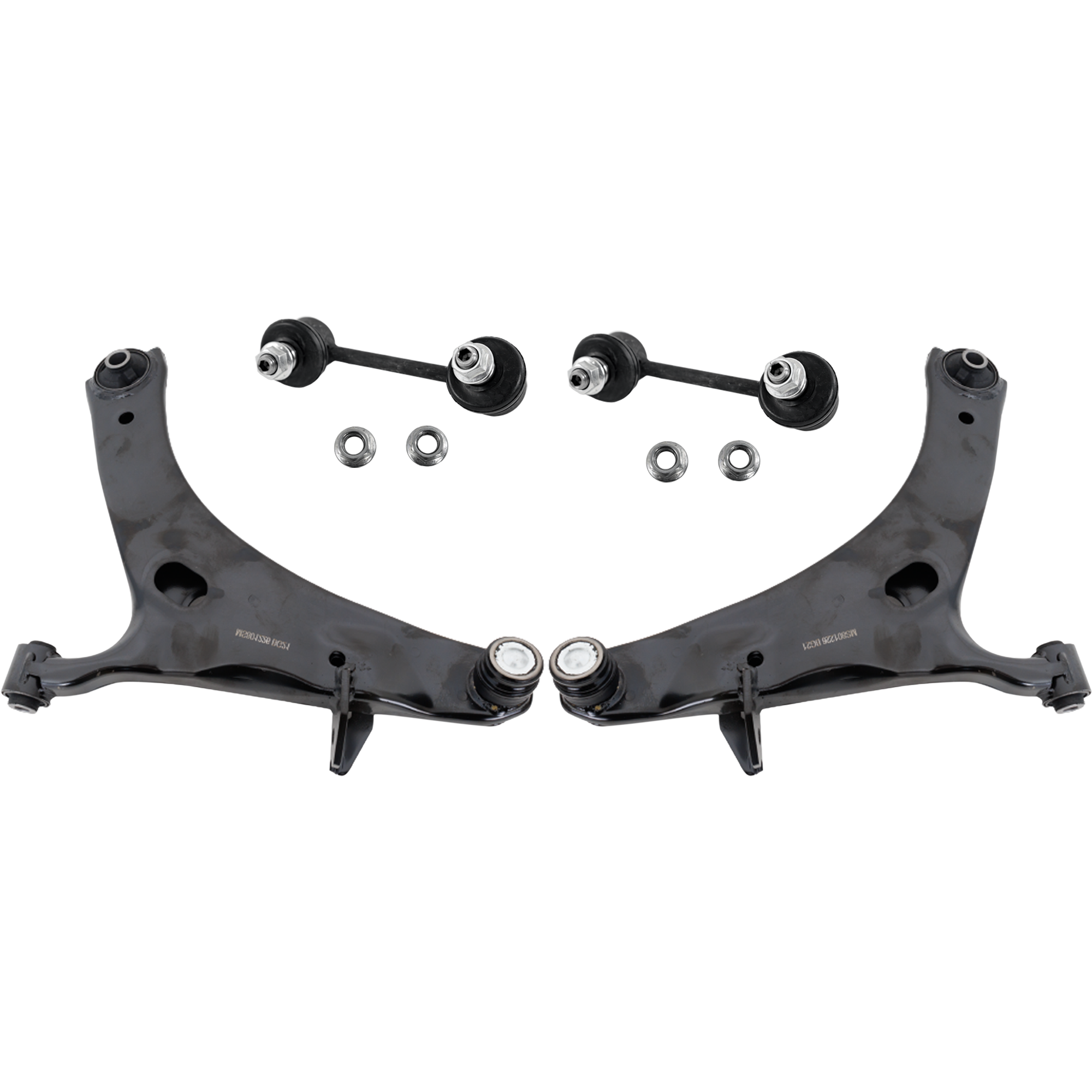 AM CROSSTREK 16-17 XV CROSSTREK 13-15 FRONT CONTROL ARM RH AND LH Lower w ball joint s 4 pc Kit with Sway Bar Link SKU KIT 122024 C168