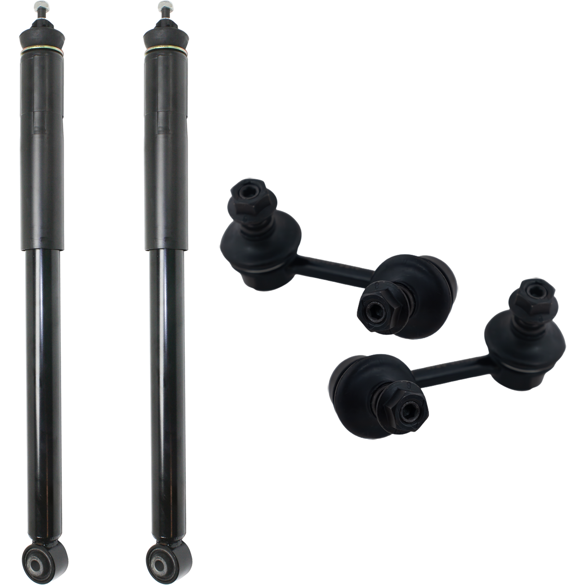 AM CIVIC CSX 06-11 REAR SHOCK ABSORBER RH AND LH Gas Charged Twin tube 4 pc kit with Sway Bar Link SKU KIT 122024 C180 OEM 51605SNAA03-51605SNAA13-52320S