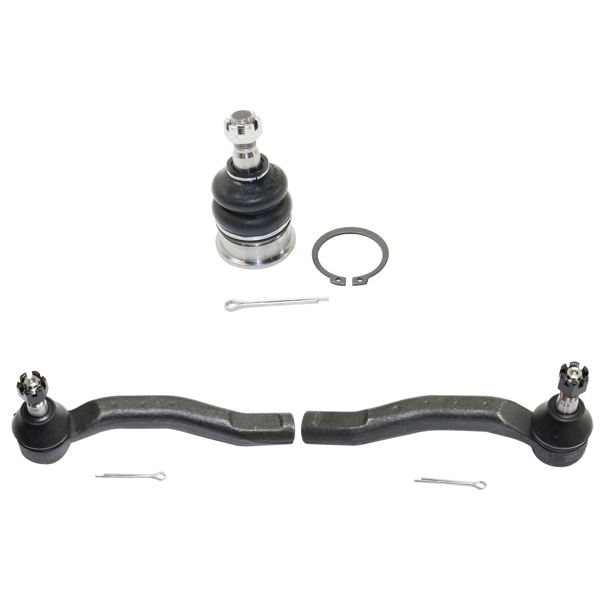 AM YARIS 06-14 PRIUS C 12-19 FRONT TIE ROD RH AND LH Outer 4 pc kit with Ball Joint SKU KIT 122024 C207 OEM 4504659195-4504759135-48068590