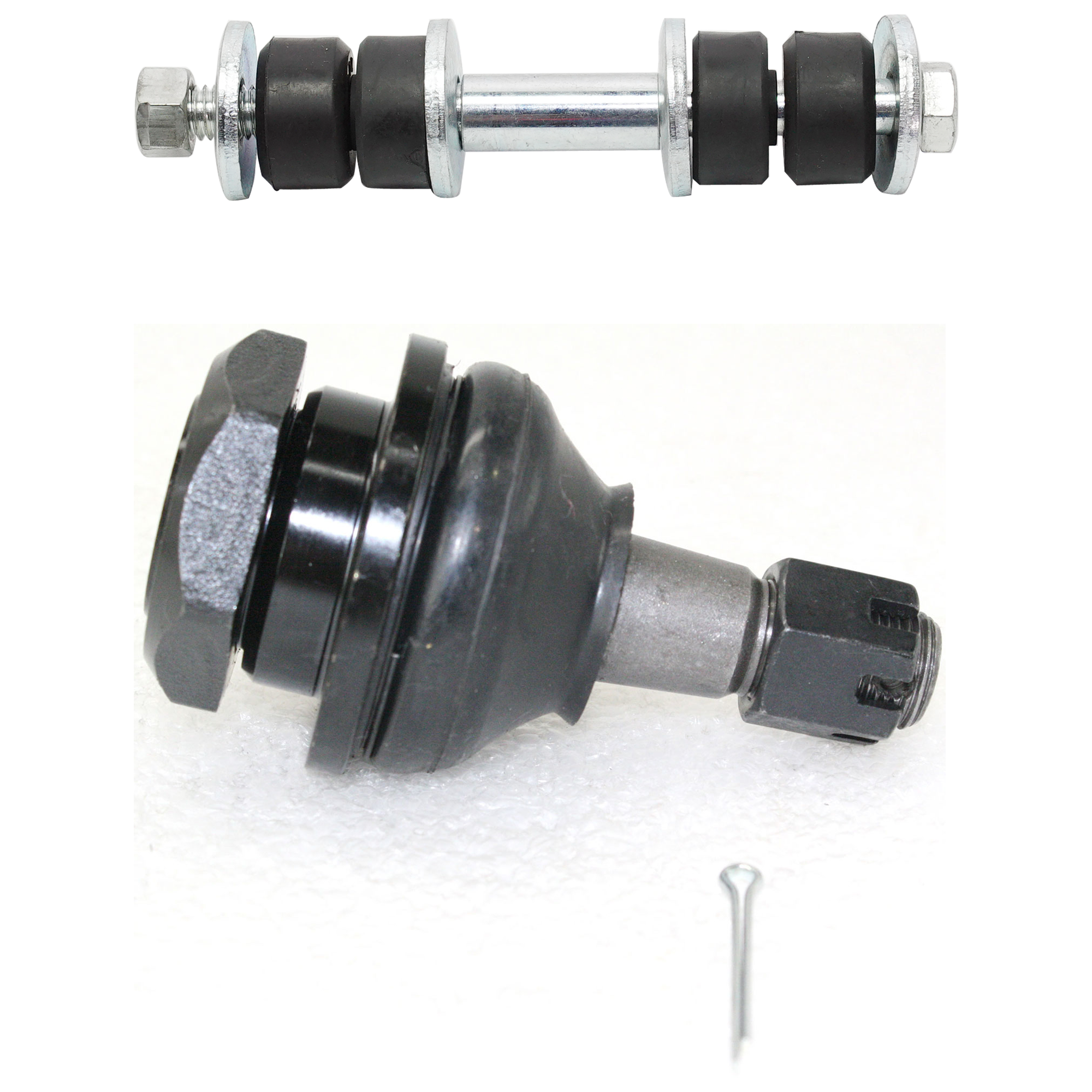 AM XTERRA 00-04 FRONT BALL JOINT RH AND LH Lower 4 pc kit with Sway Bar Link SKU KIT 122024 C232 OEM 2601596-5051323-10480591-45D23