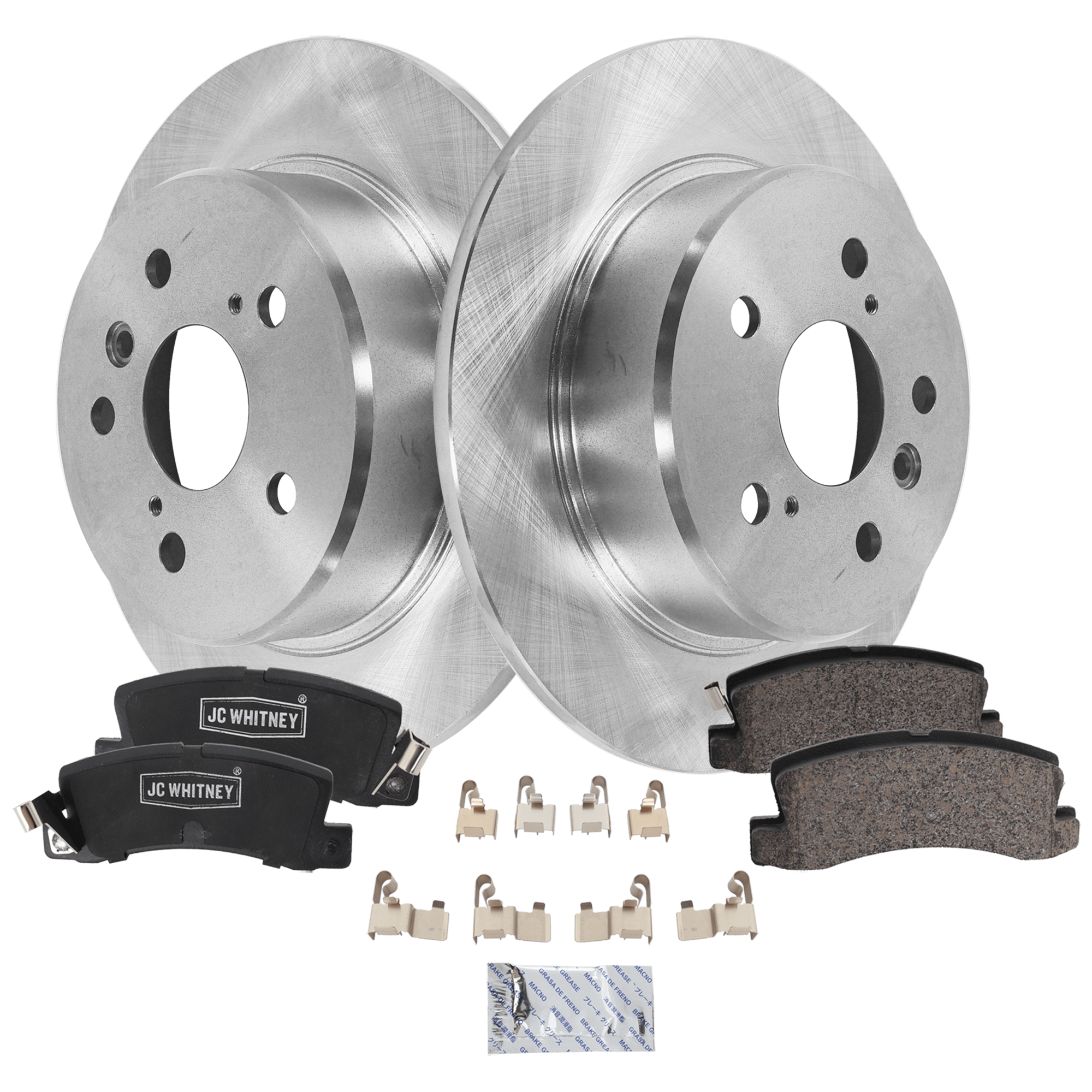 AM RX300-99-03 REAR BRAKE DISC AND PAD kit 4 pc kit AWD SKU KIT 122024 C269 OEM 4243148010-4243133080-42431331