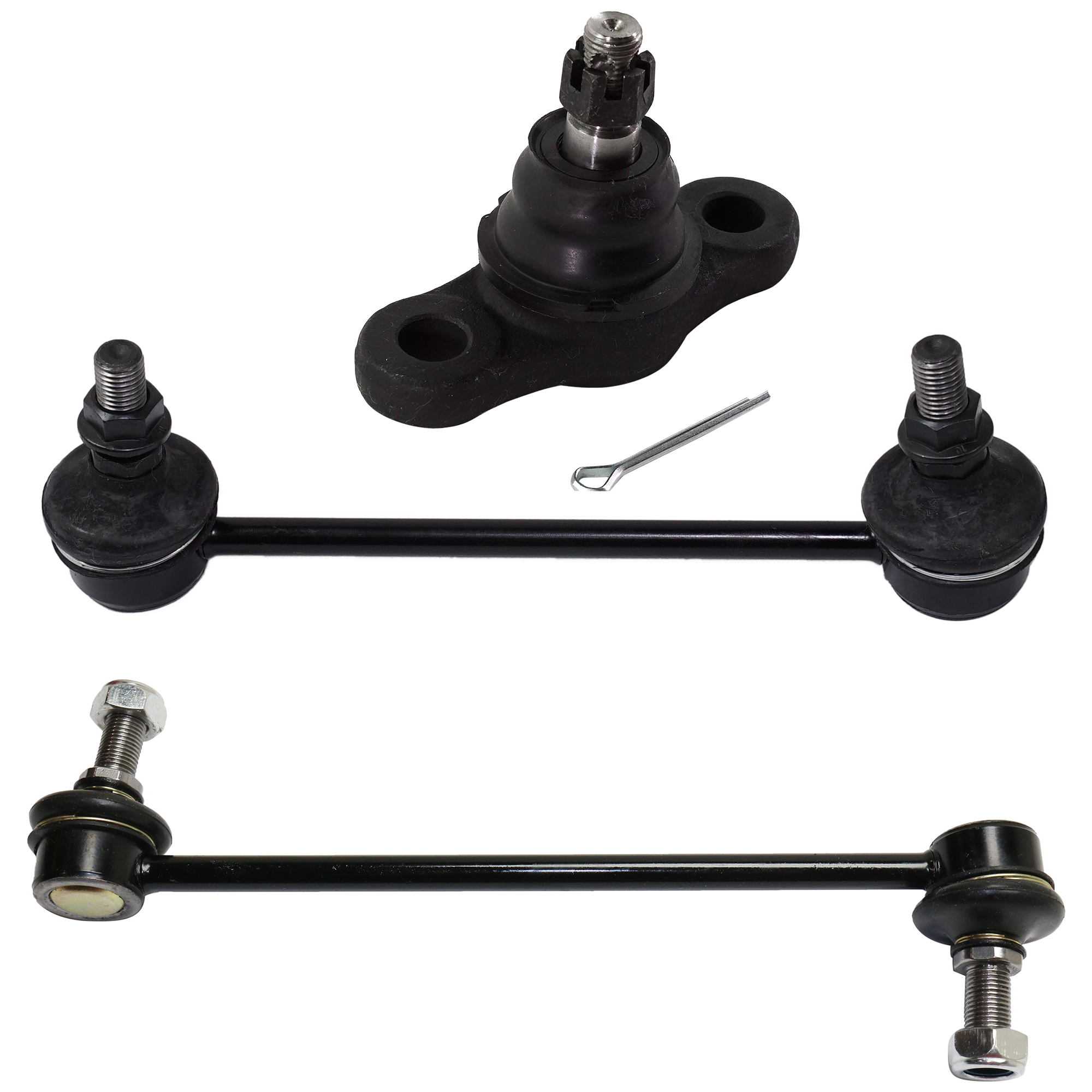AM ELANTRA 07-08 FRONT AND REAR SWAY BAR LINK RH AND LH 6 pc Kit with Ball Joint SKU KIT 122024 C275