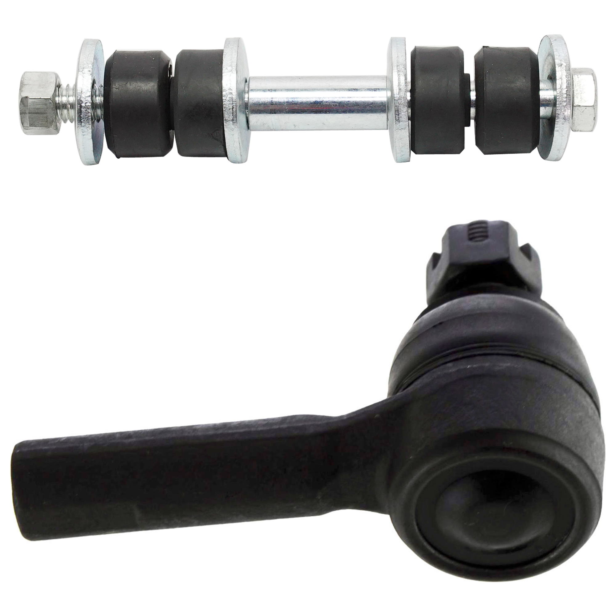 AM XTERRA 00-04 FRONT TIE ROD RH AND LH Outer 4 pc kit with Sway Bar Link SKU KIT 122024 C288 OEM 351053-351054-1014740-1014746