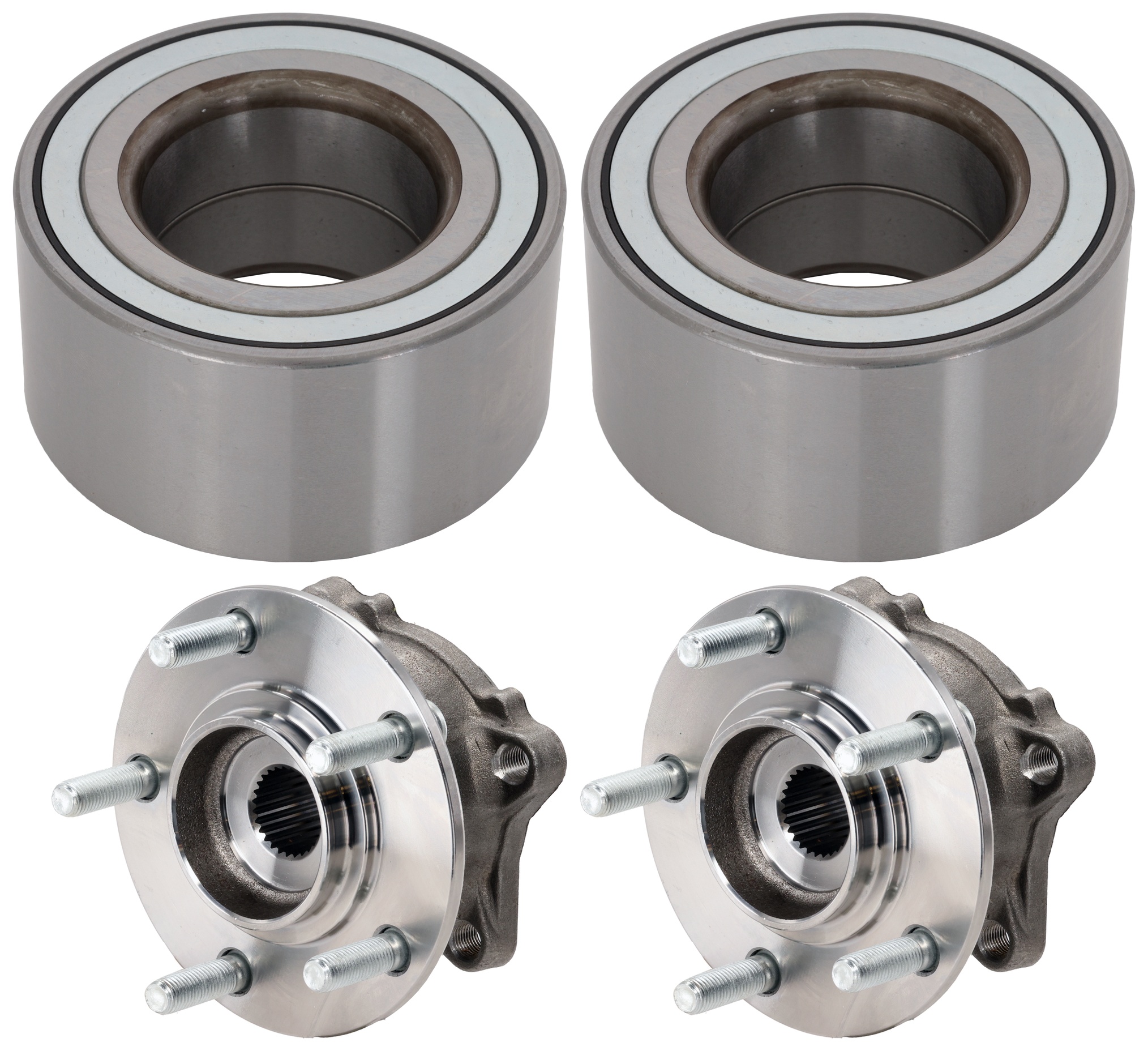 AM OUTLANDER 10-11 REAR HUB ASSEMBLY RH AND LH 5 Studs AWD 4 pc kit with Wheel Bearing SKU KIT 122024 C321